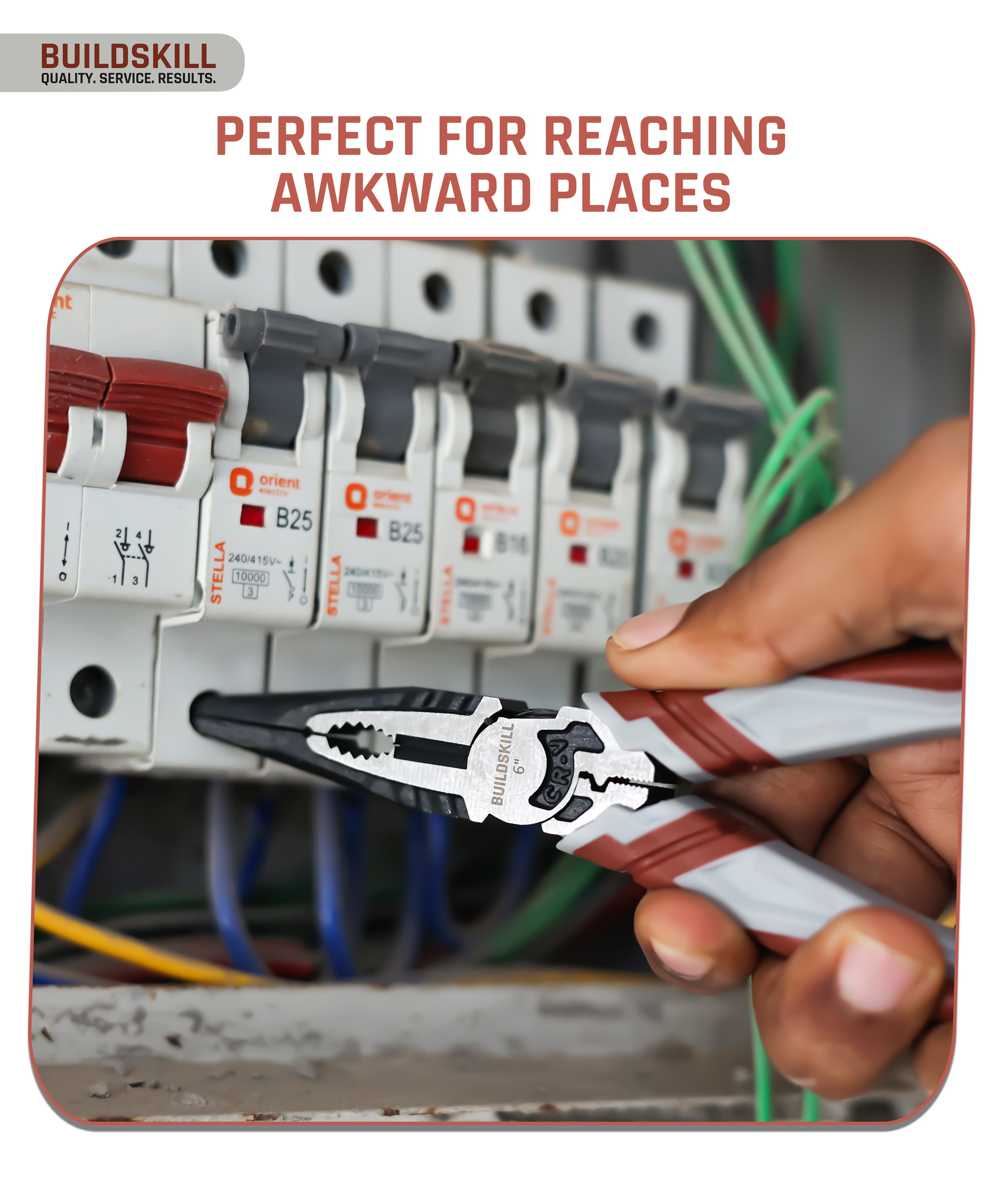 Buildskill 6 Inches CNC Nose Plier