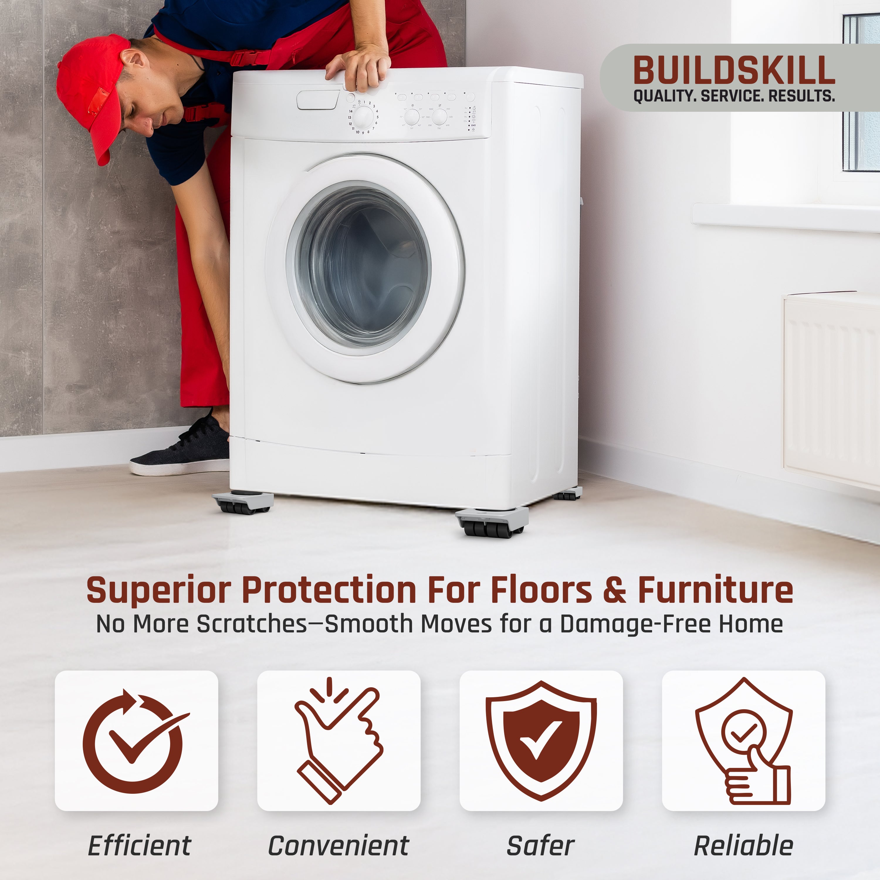 Buildskill Furniture Lifter – Set of 5 pcs for Easy Moving