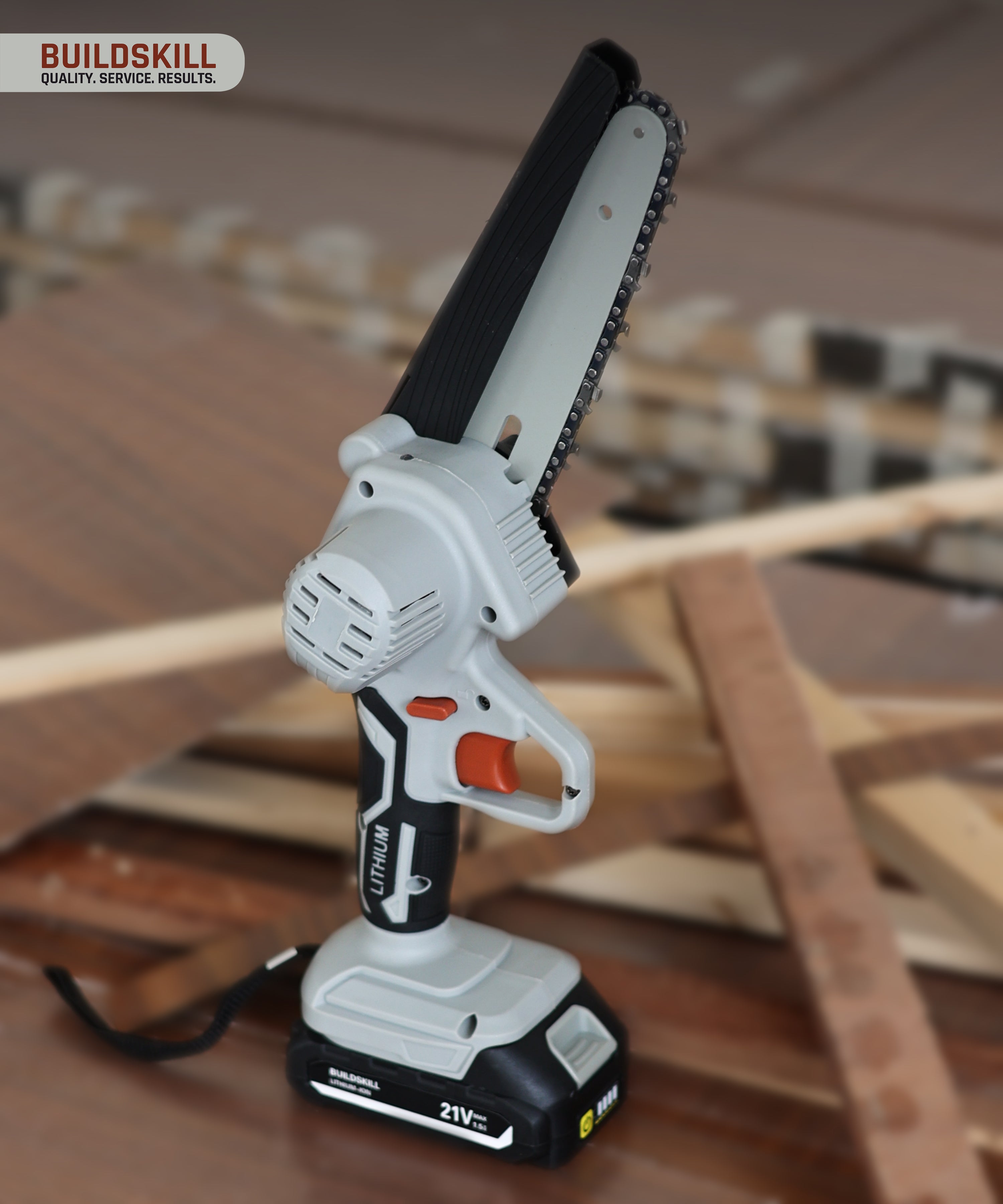 Buildskill 21V Chain Saw BMC Kit with 1.5B Battery