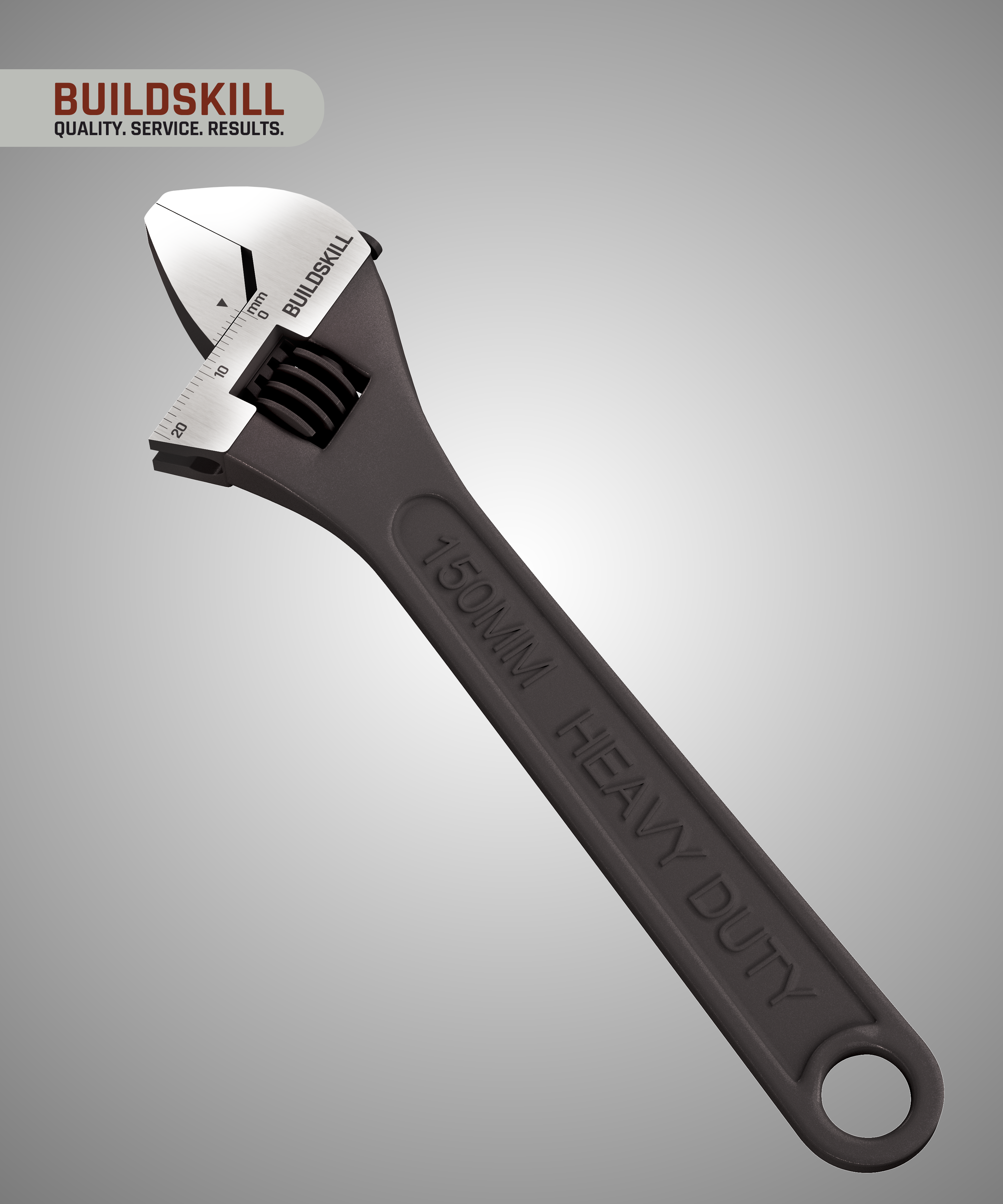 Buildskill 15 Inches Adjustable Wrench (Phosphate Finish)