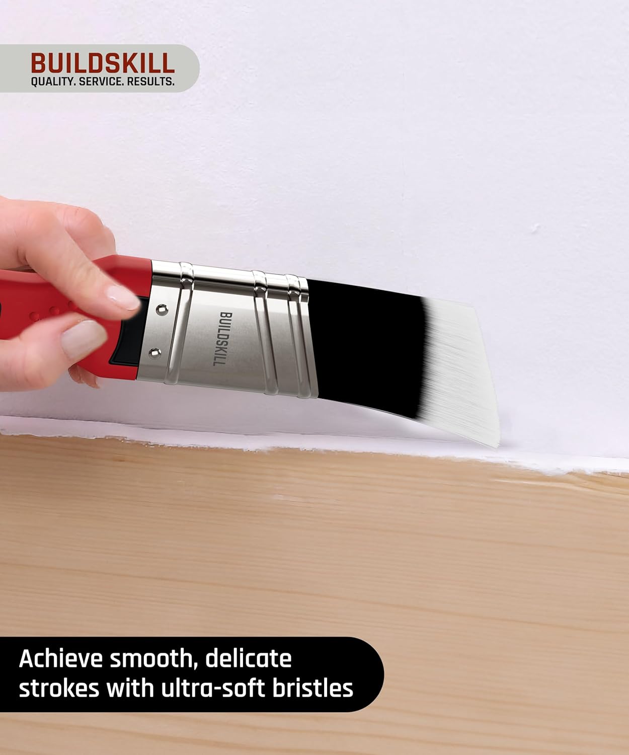 Buildskill Paint Brush With TPR Handle