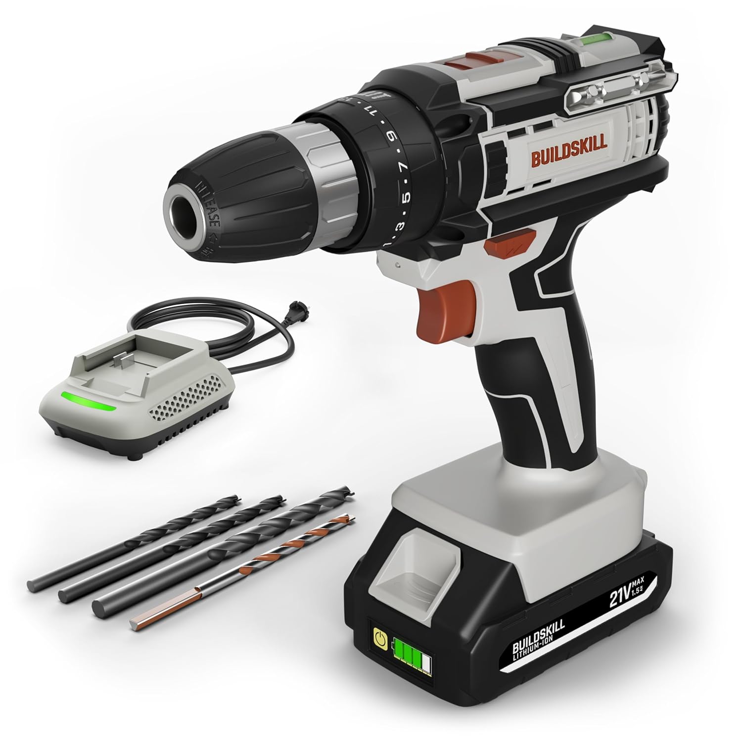 21V Impact Drill Single Battery (1.5B)