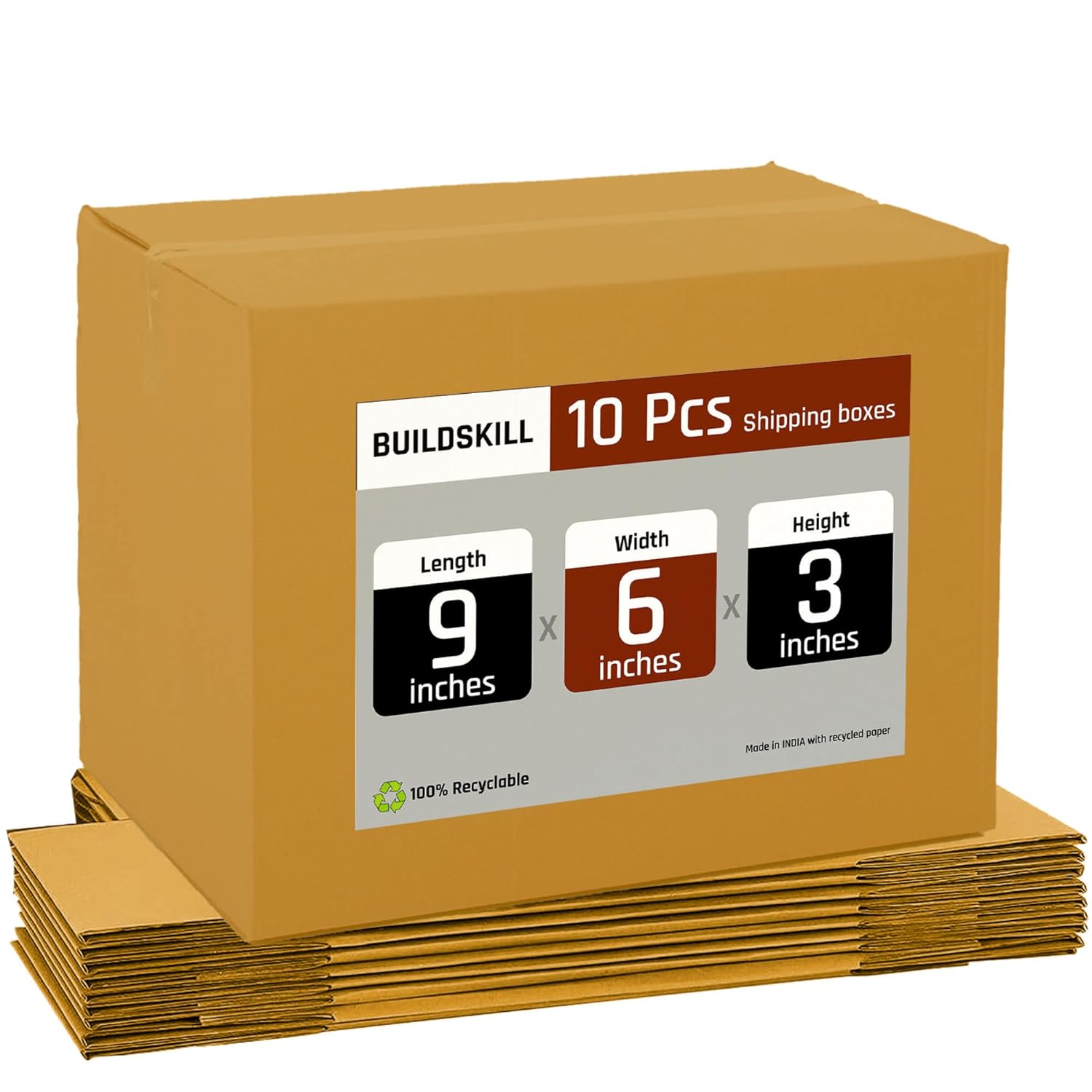 Buildskill 3 Ply Corrugated Box (XS)