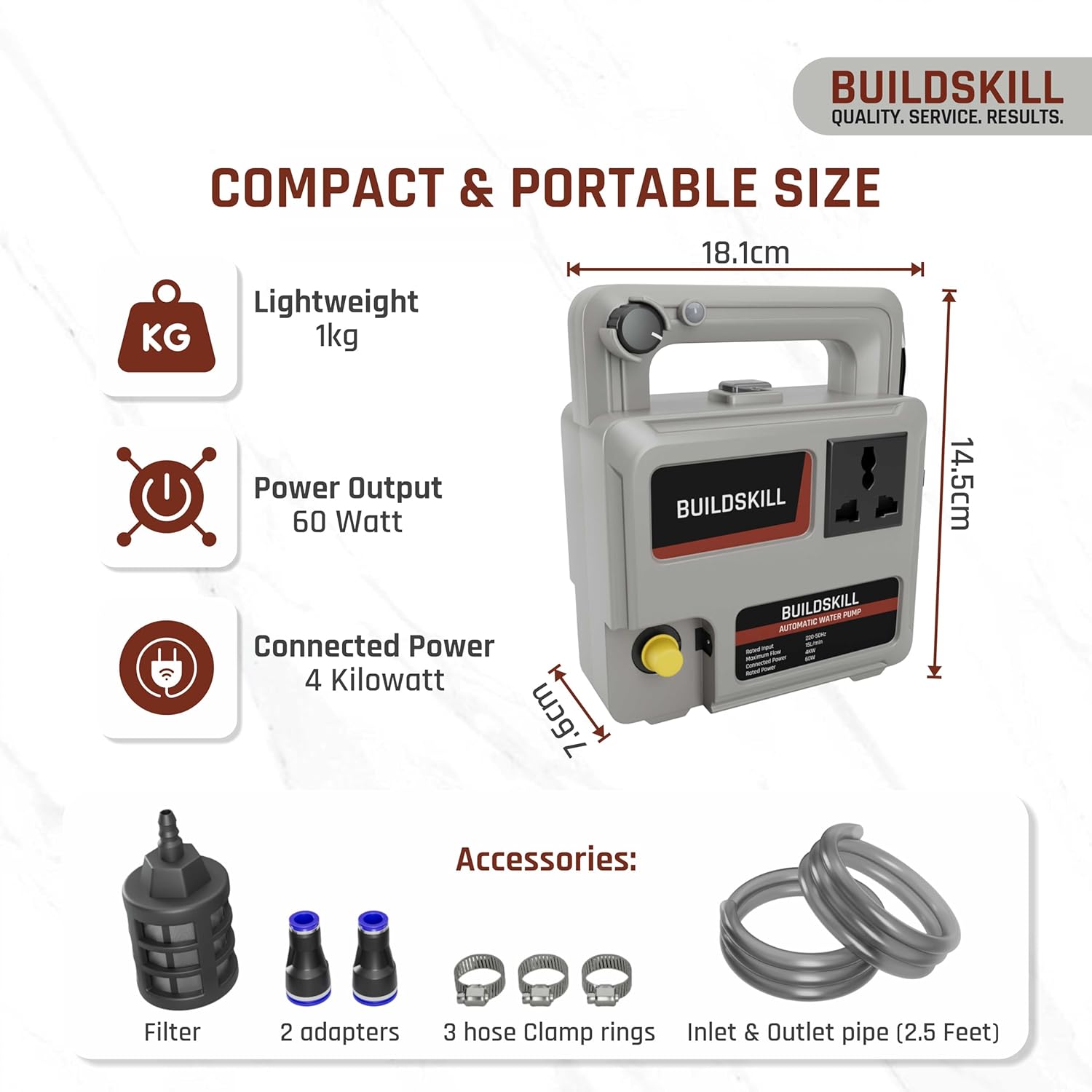 Buildskill Water Pump for Power Tools
