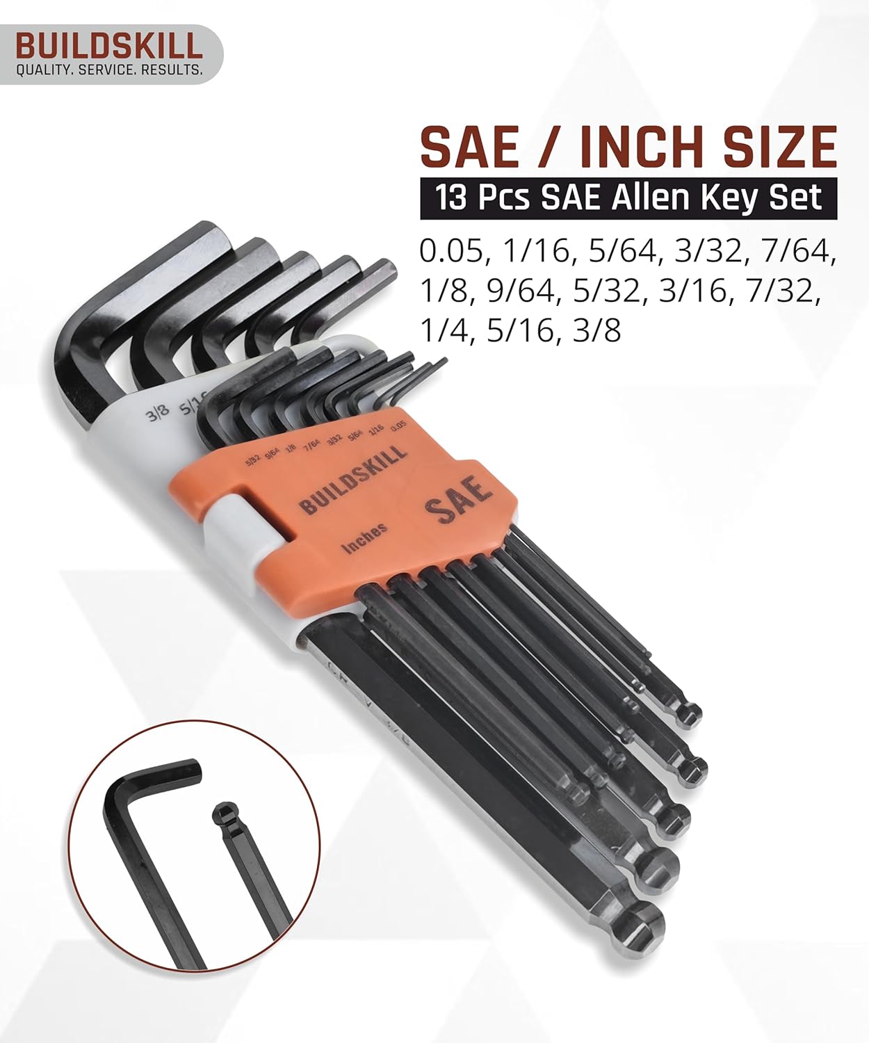 Buildskill 26 Pcs Allen Key Set