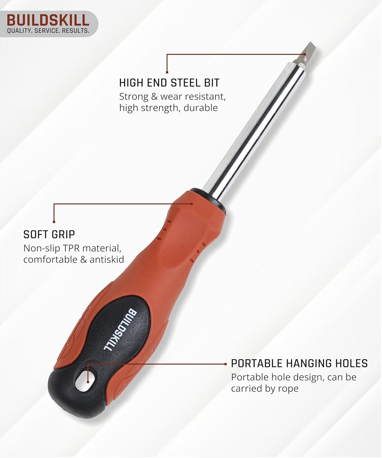 Buildskill 6-in-1 Screwdriver Set