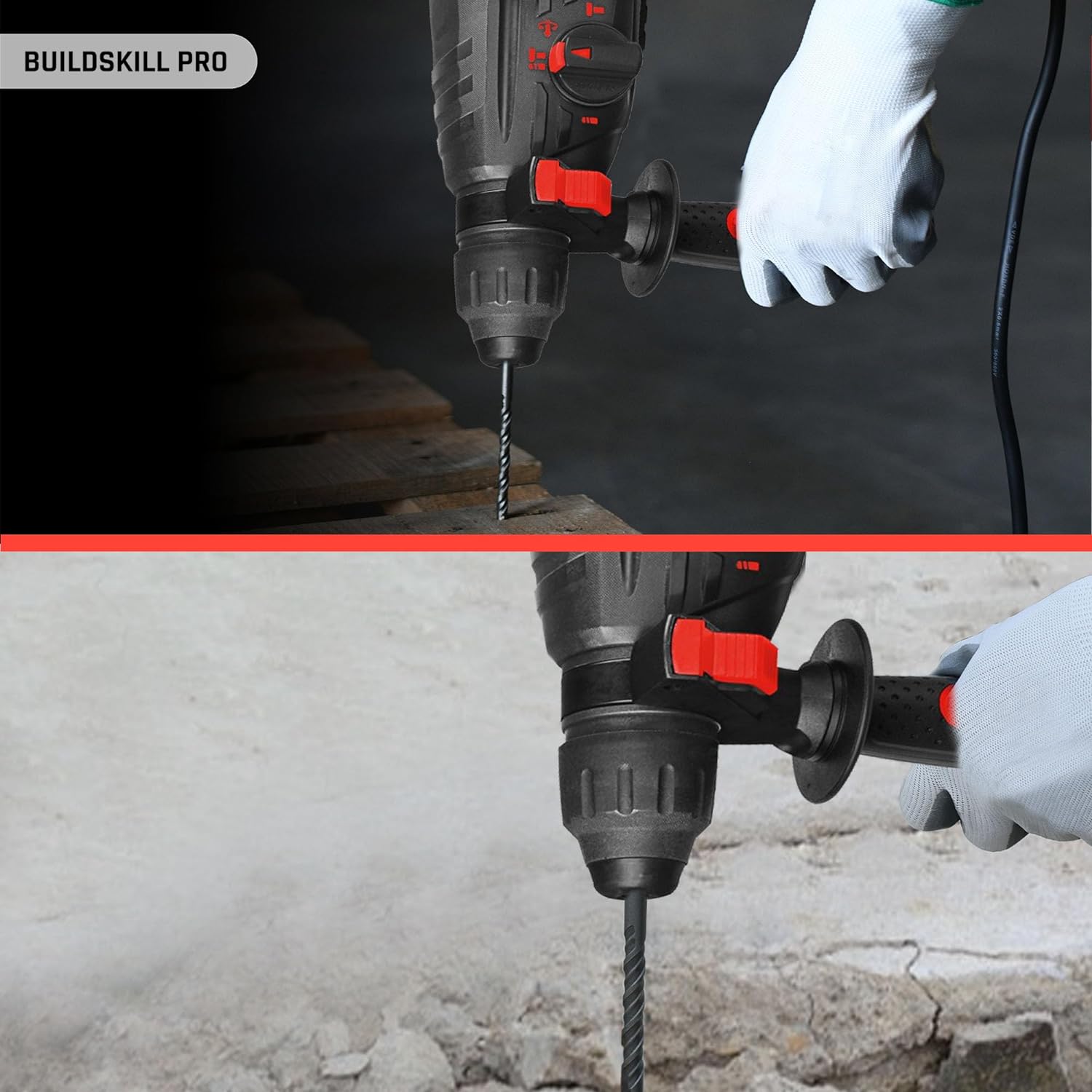 Buildskill 30MM Rotary Hammer Drill