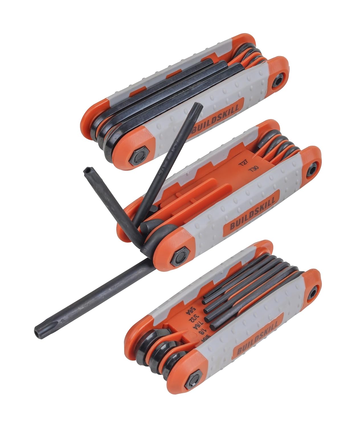 Buildskill 25 Pcs Folding Allen Key Set (8+8+9)