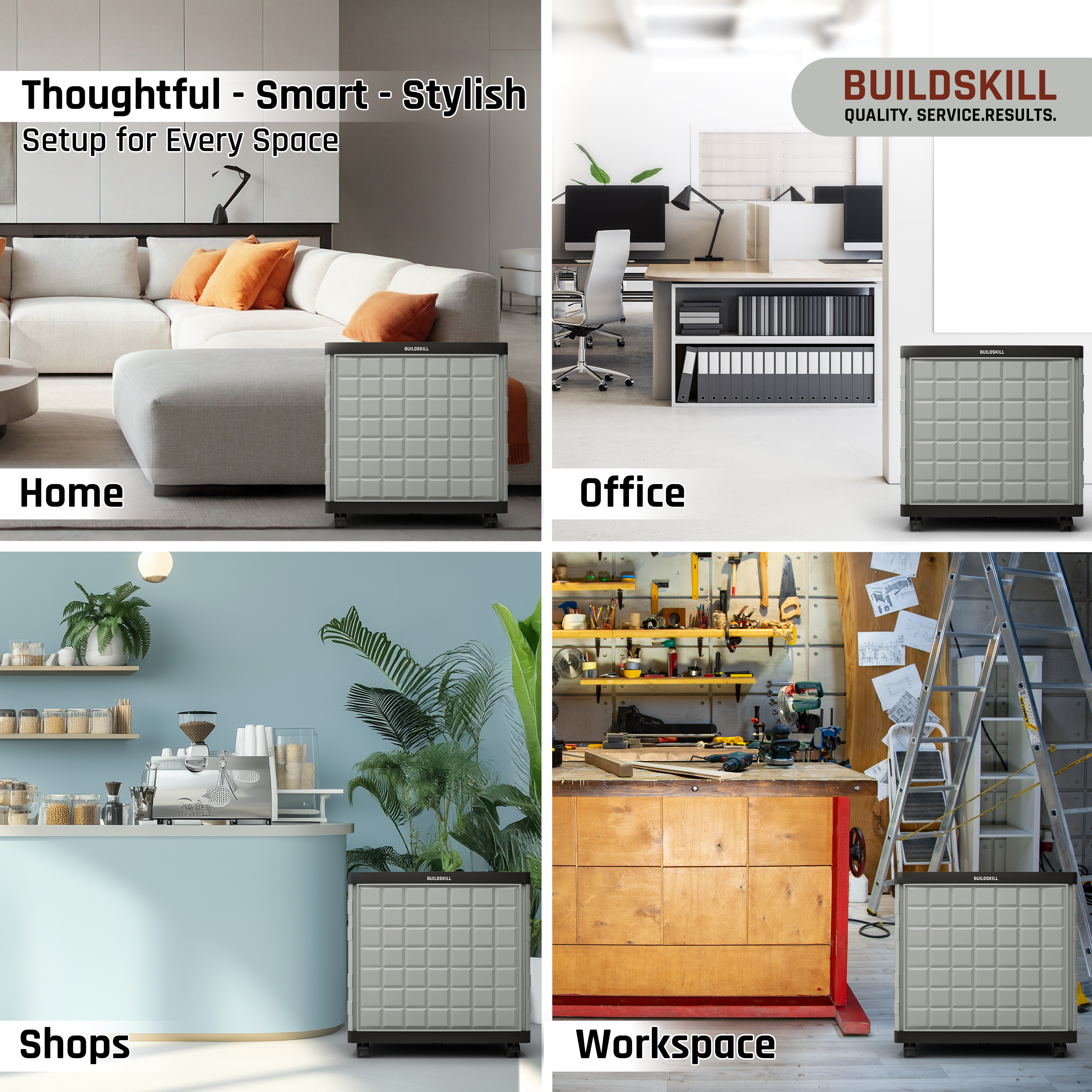 Buildskill Inverter Trolley With 100 KG Load Capacity
