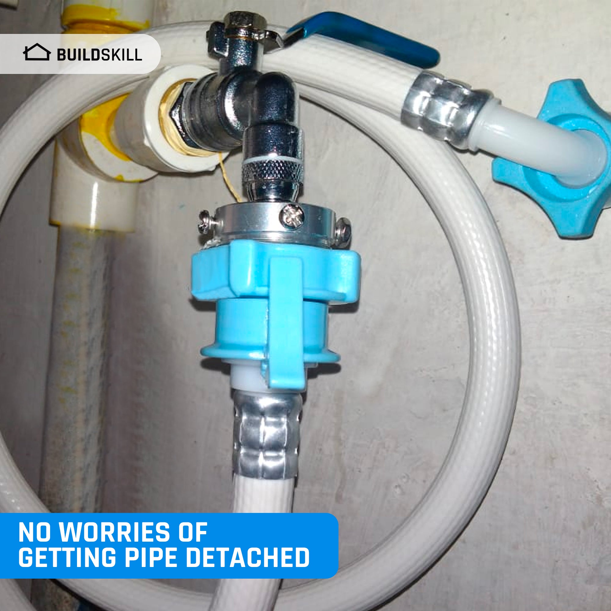 Buildskill Fully Automatic Washing Machine Inlet Pipe – Durable and Flexible