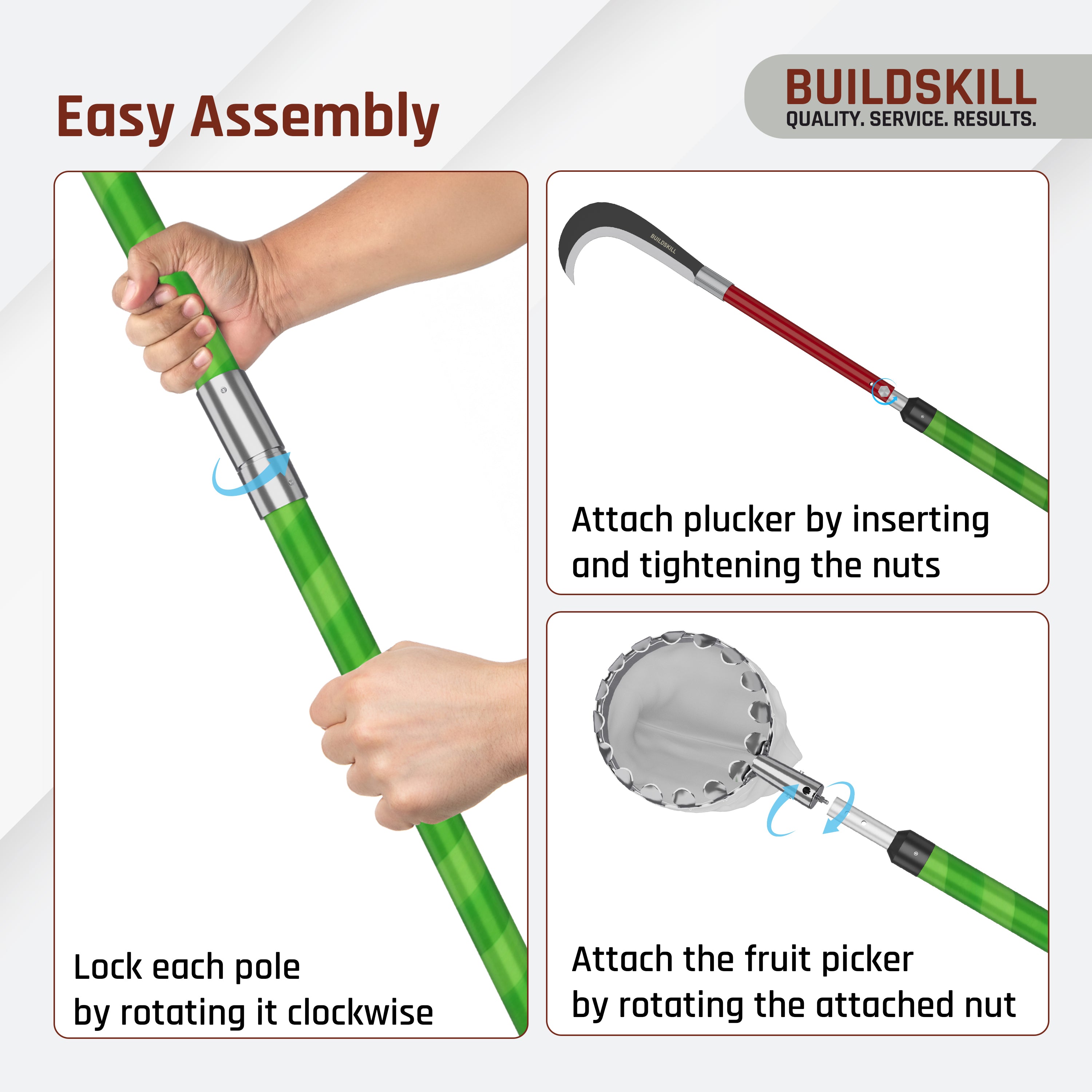 Telescopic Plucker Combo 8-16 feet