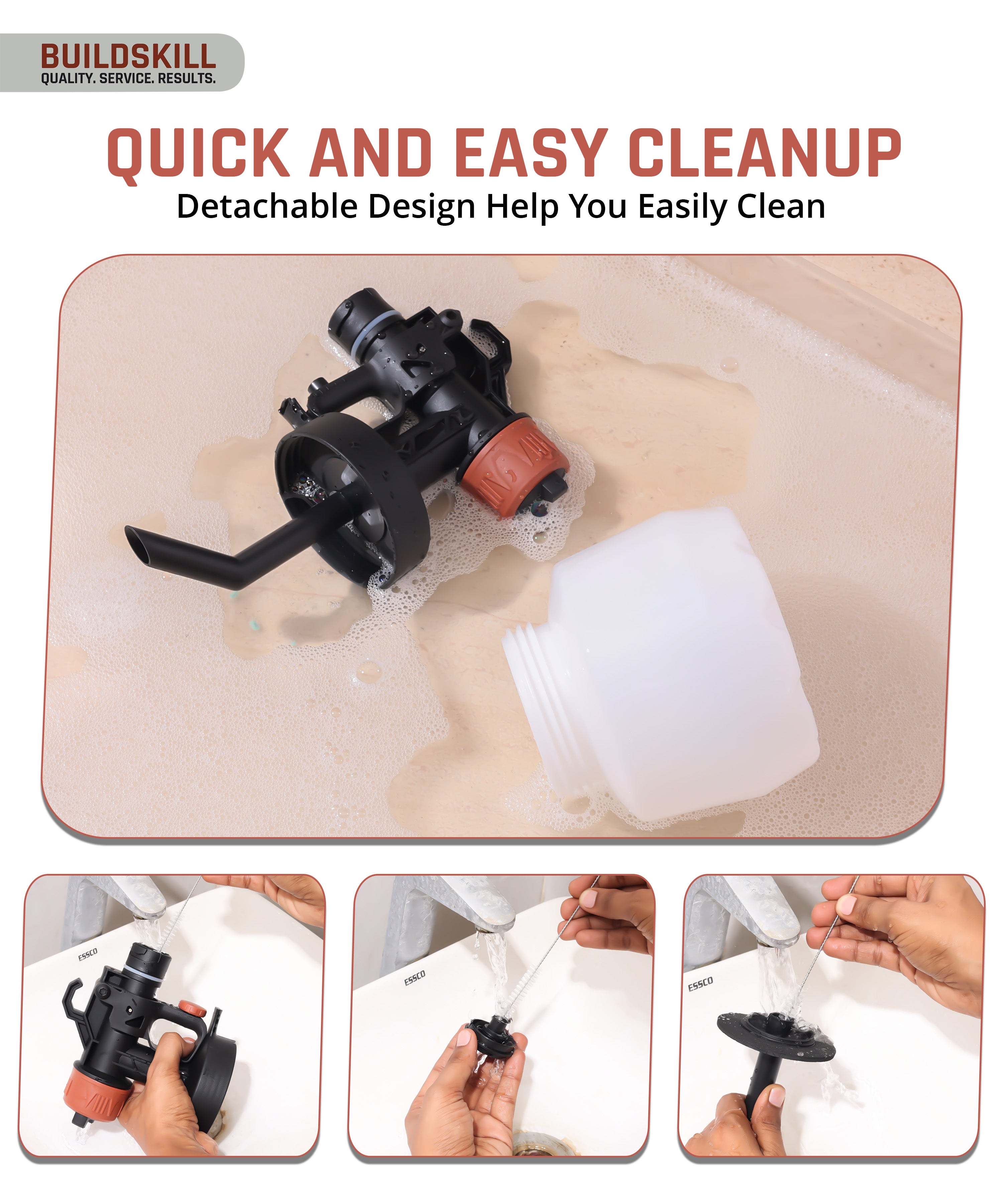 Buildskill 400W Paint Sprayer With 1200 ML Capacity