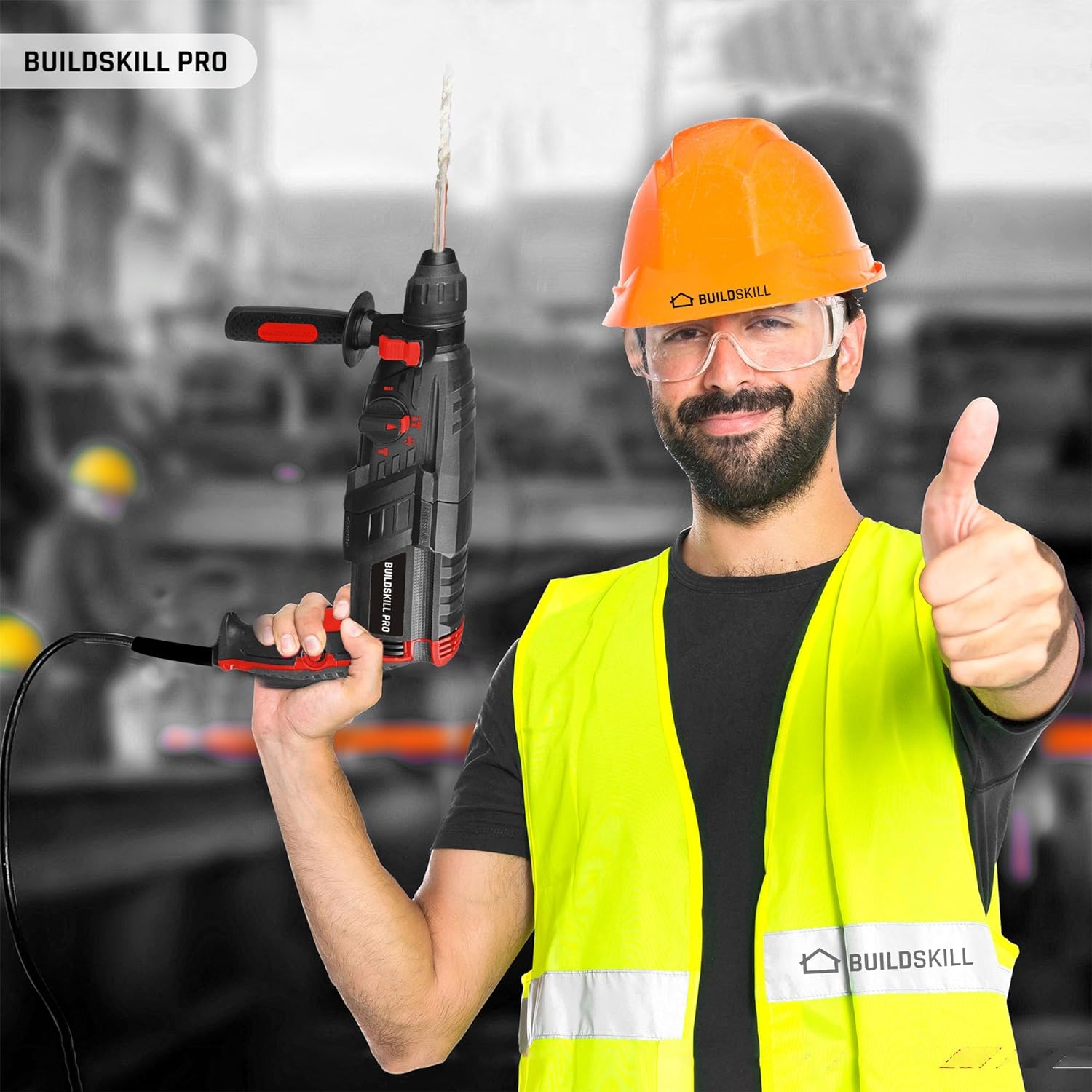 Buildskill 30MM Rotary Hammer Drill