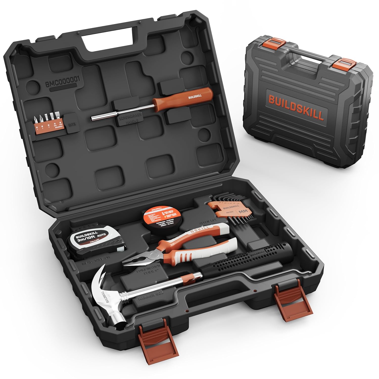 Buildskill 18 Pcs Basic Hand Tool Kit (Home Use)