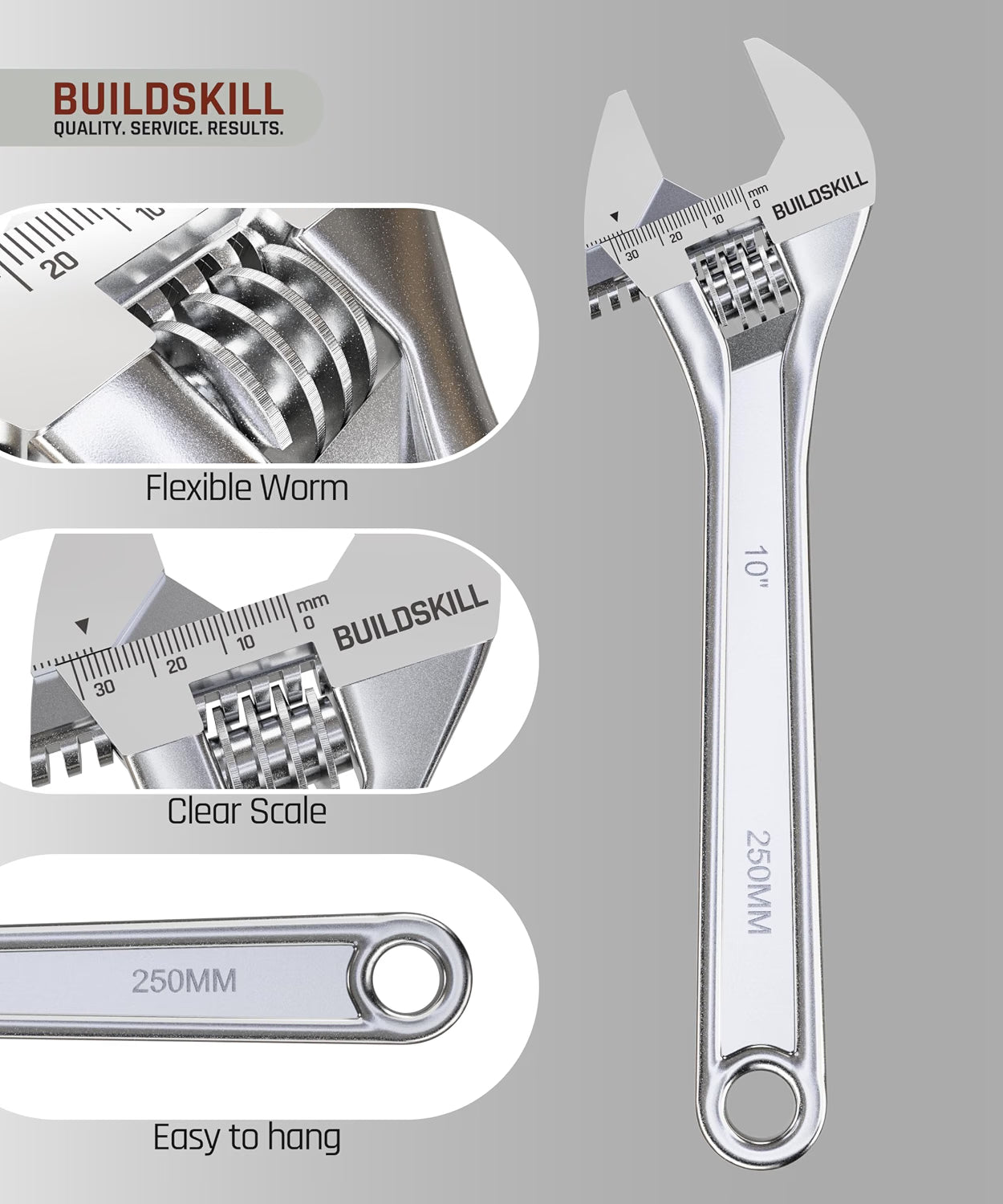 Adj. Wrench 10" (Chrm) BADJ10C