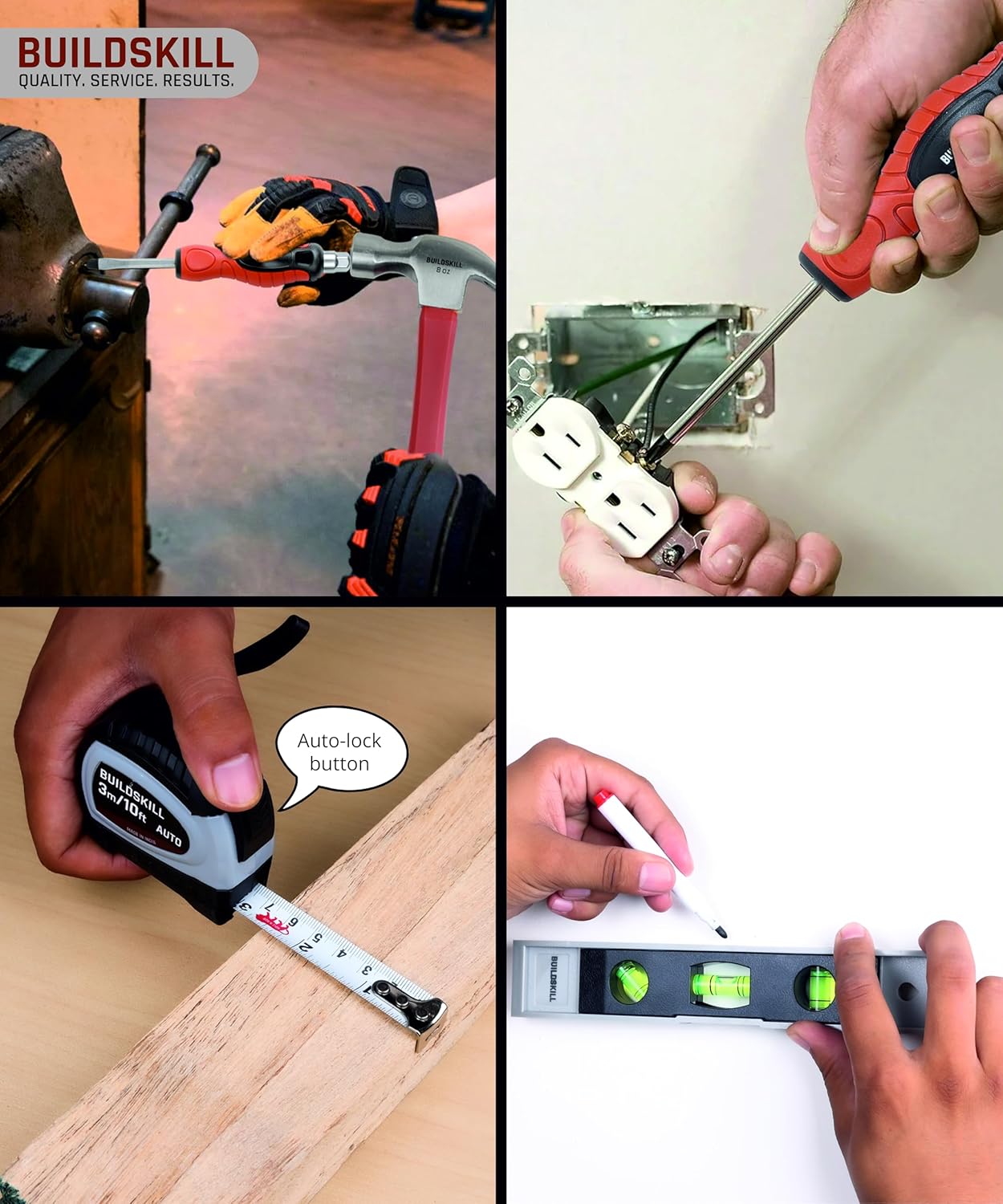 Buildskill 41 pcs Power Drill Toolkit, 800W Drill Machine (Professional)