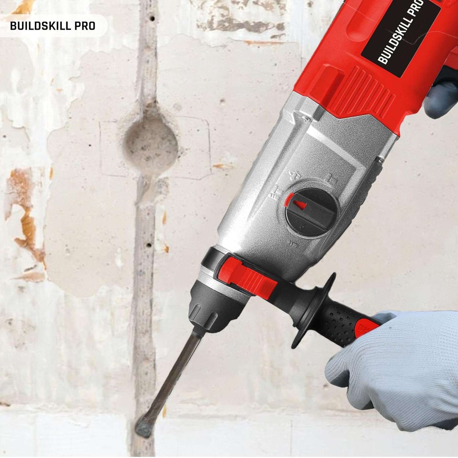 Buildskill 30MM Heavy Duty Rotary Hammer Drill