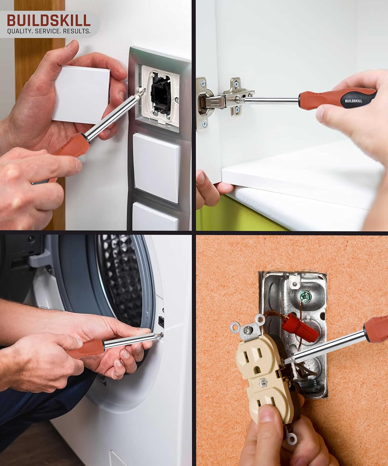 Buildskill 6-in-1 Screwdriver Set