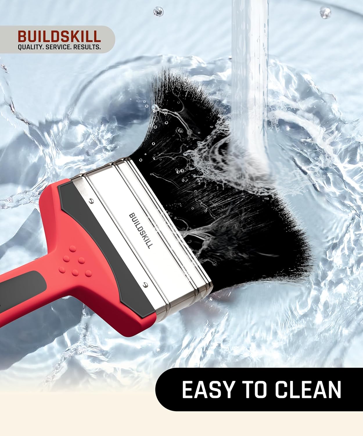 Buildskill Paint Brush With TPR Handle