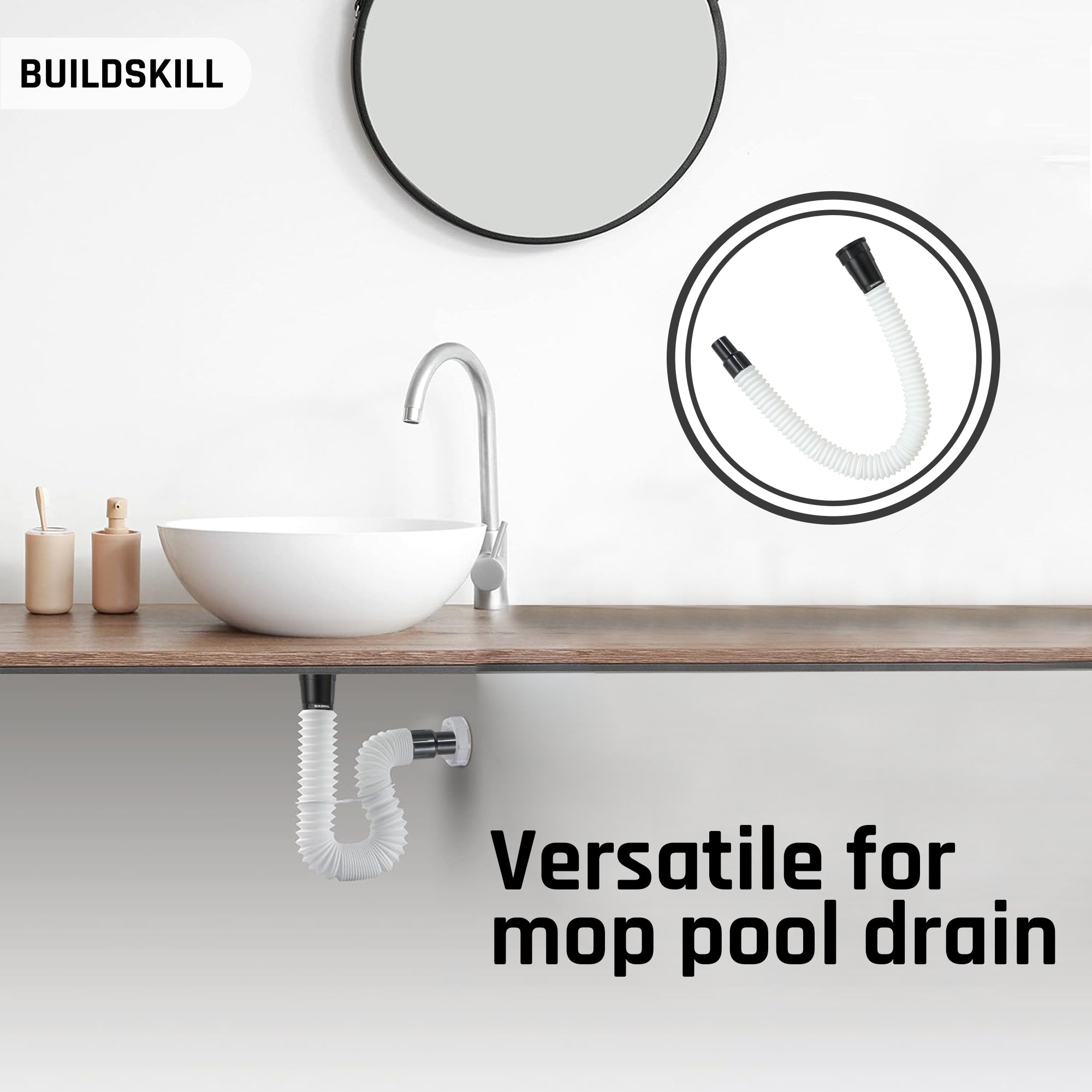 Buildskill 800MM Waste Pipe | Kitchen Sink Pipe