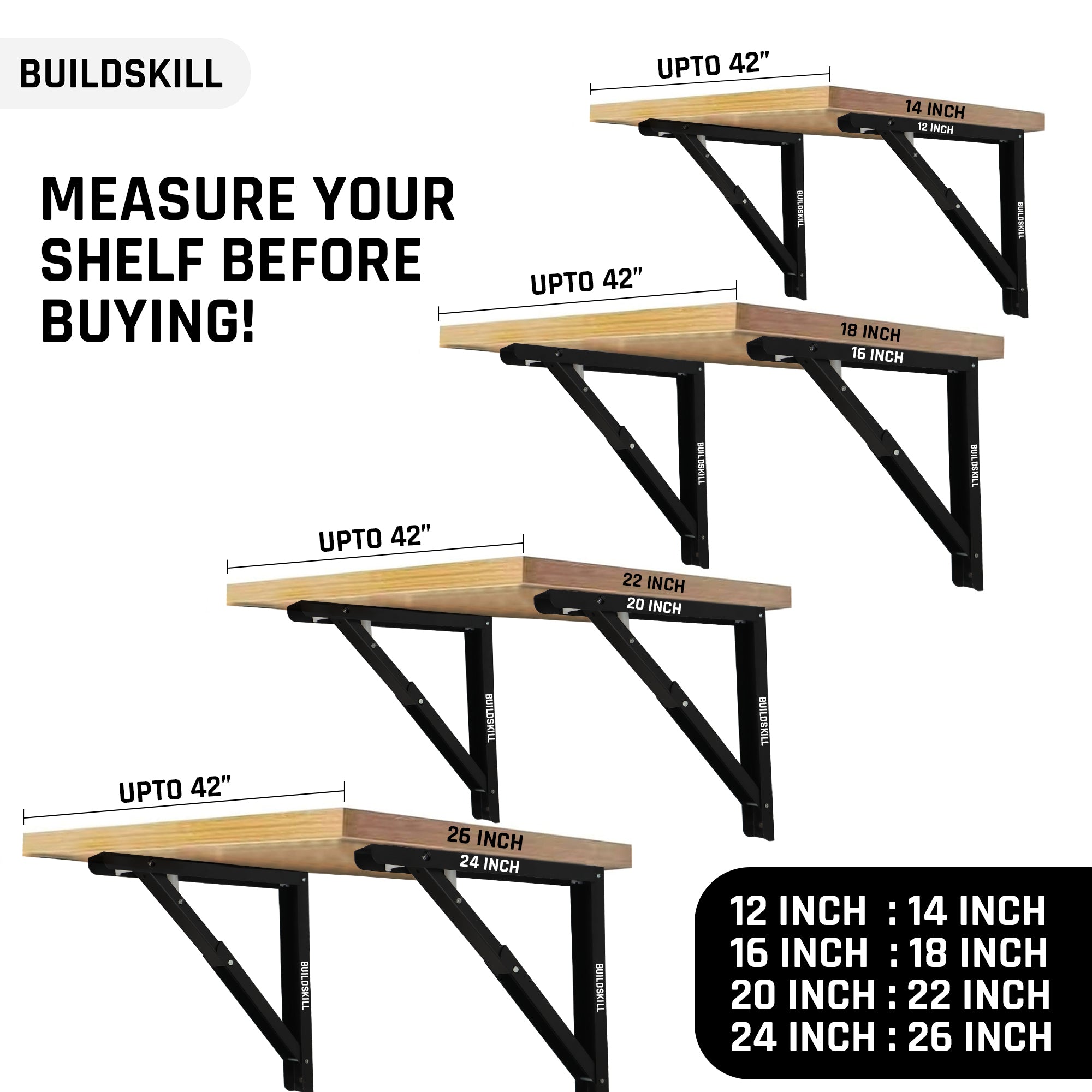Buildskill Shelf Bracket