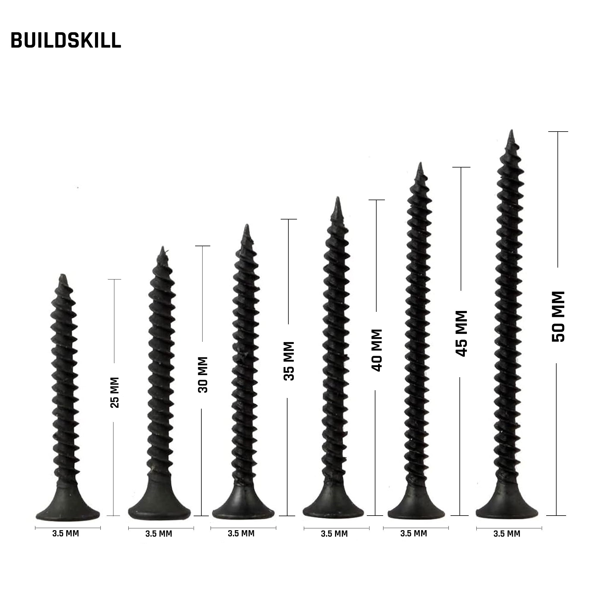 Buildskill 75 Pcs Drywall Screw Set