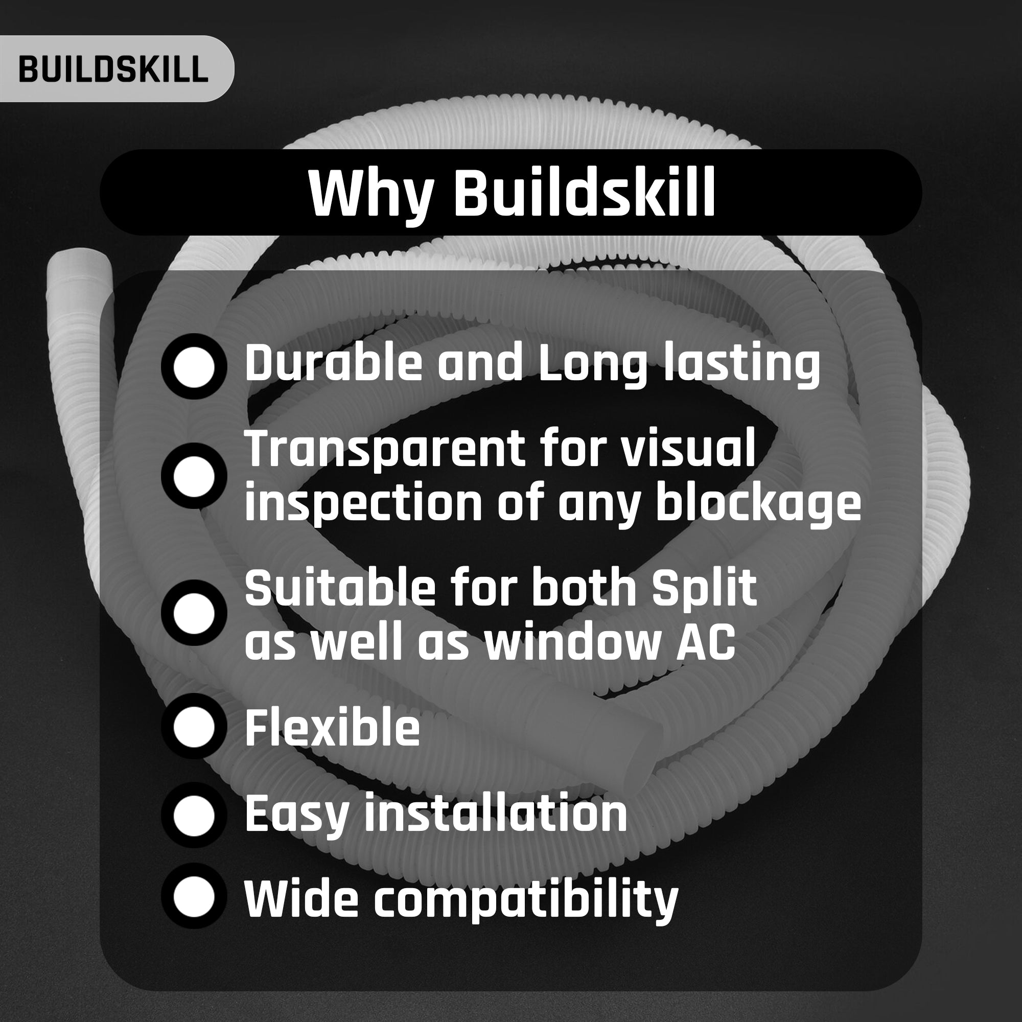 Buildskill AC Drain Pipe