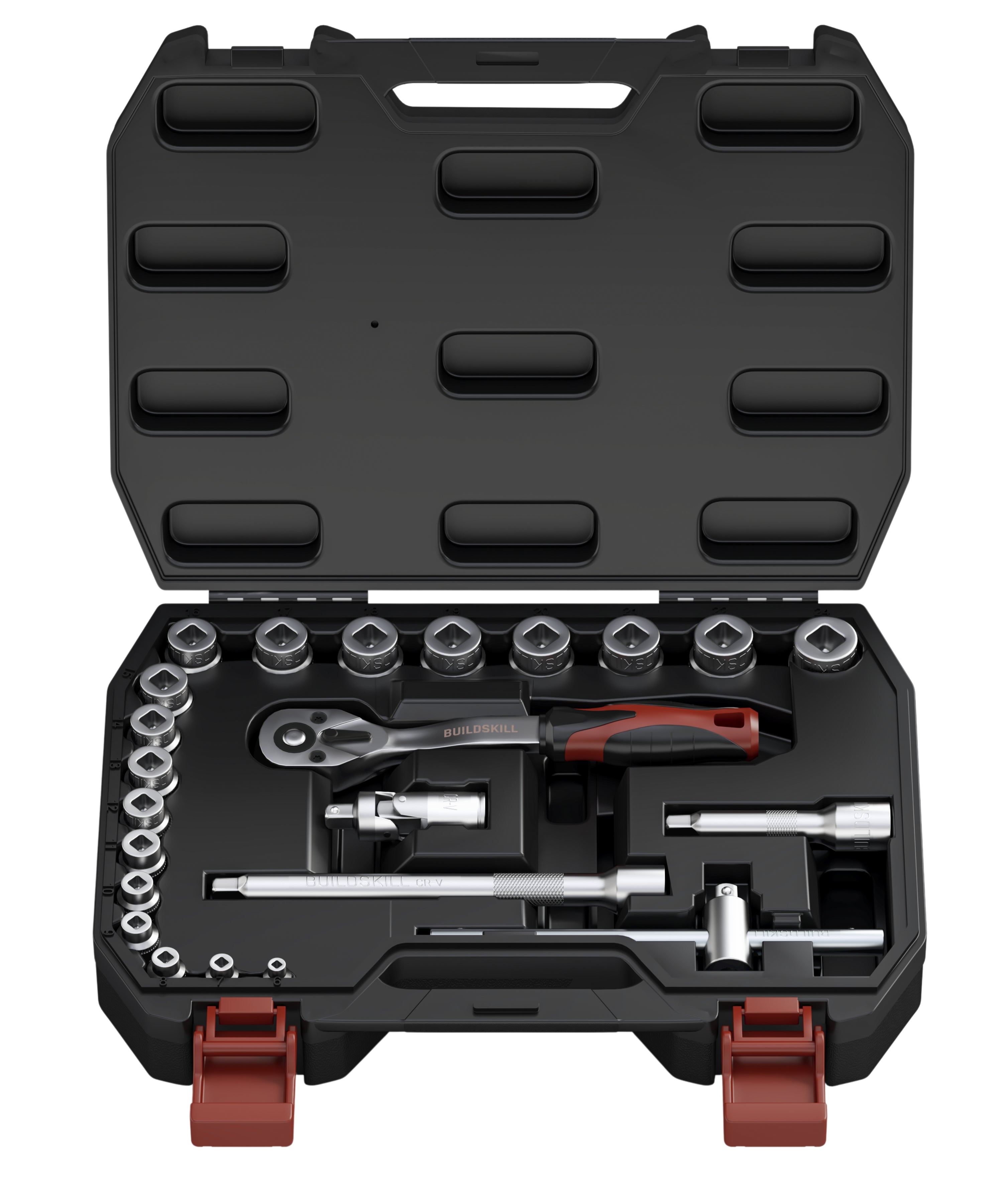 Buildskill 23 Pcs Socket Set 3/8" (6-24)