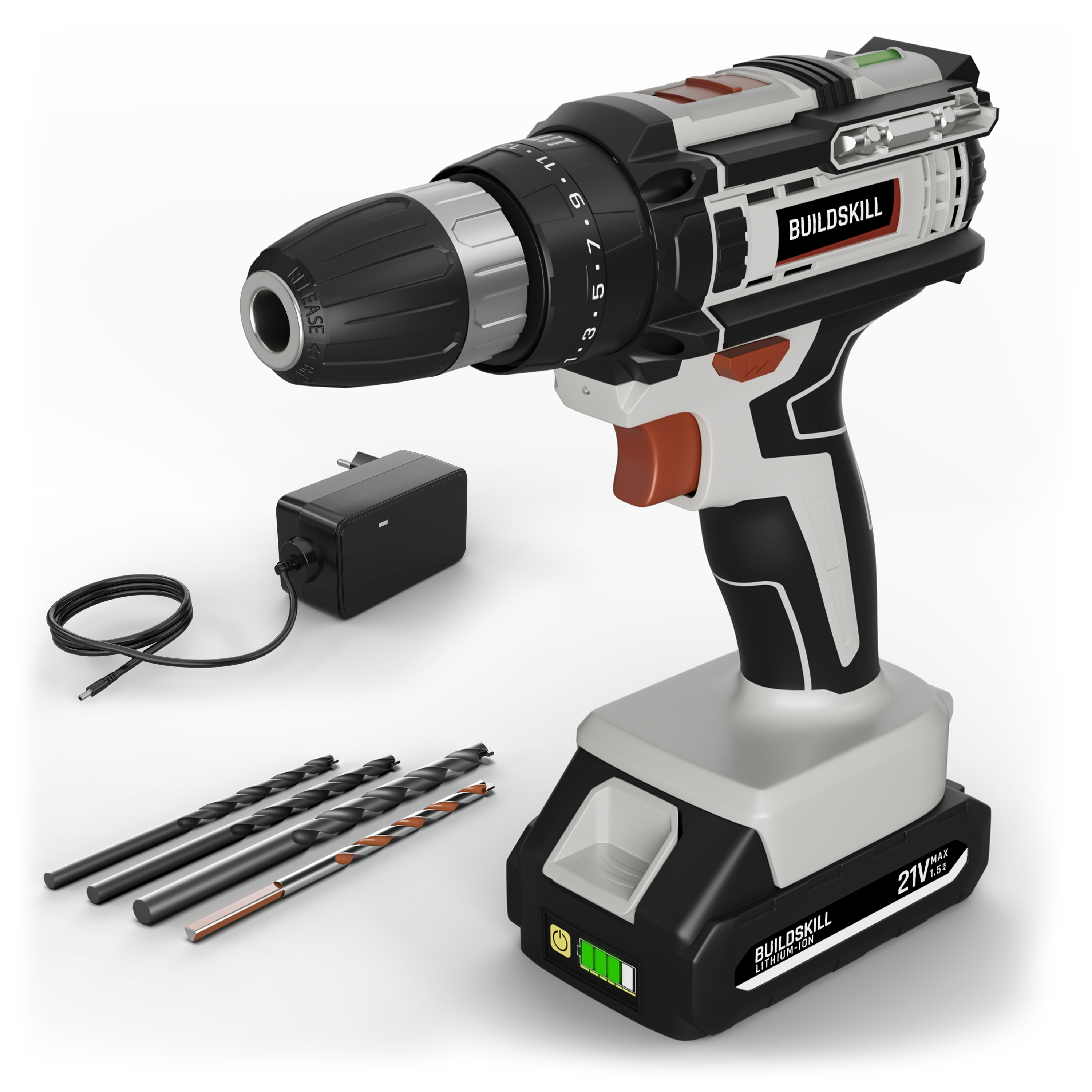 Buildskill 21V Impact Drill Machine with Battery