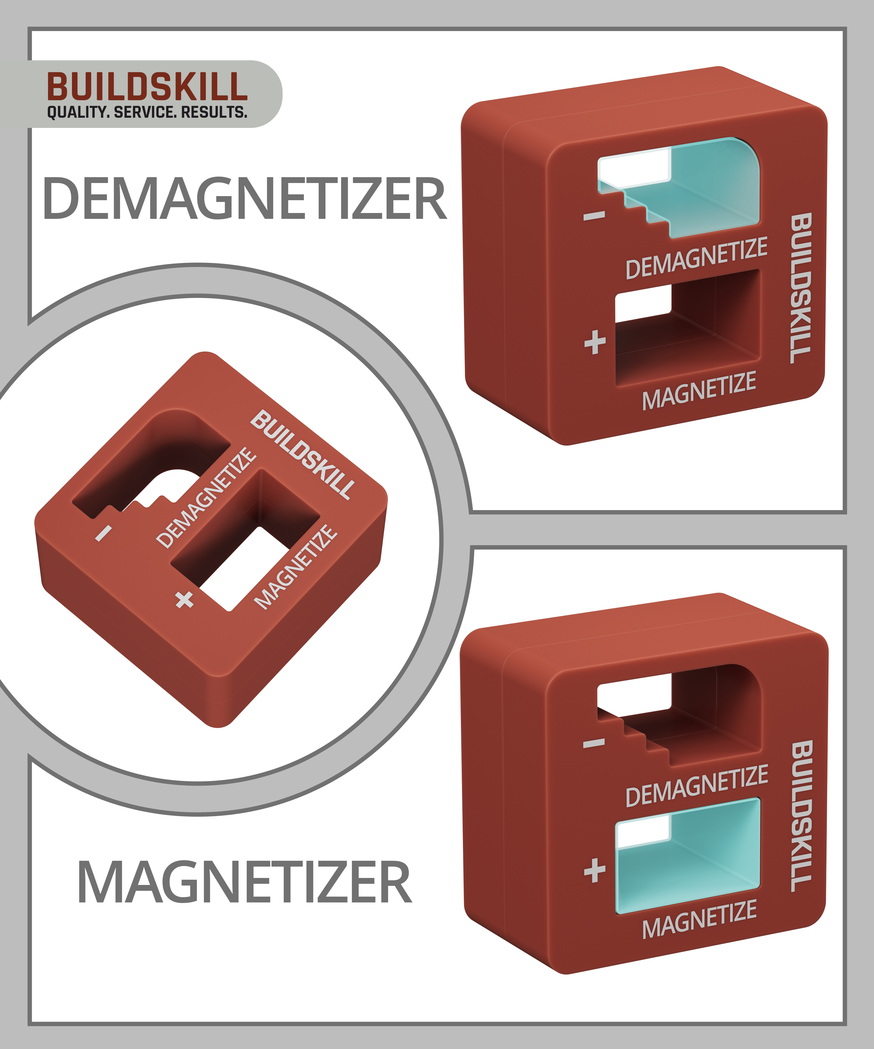 Buildskill Magnetiser for Screwdrivers