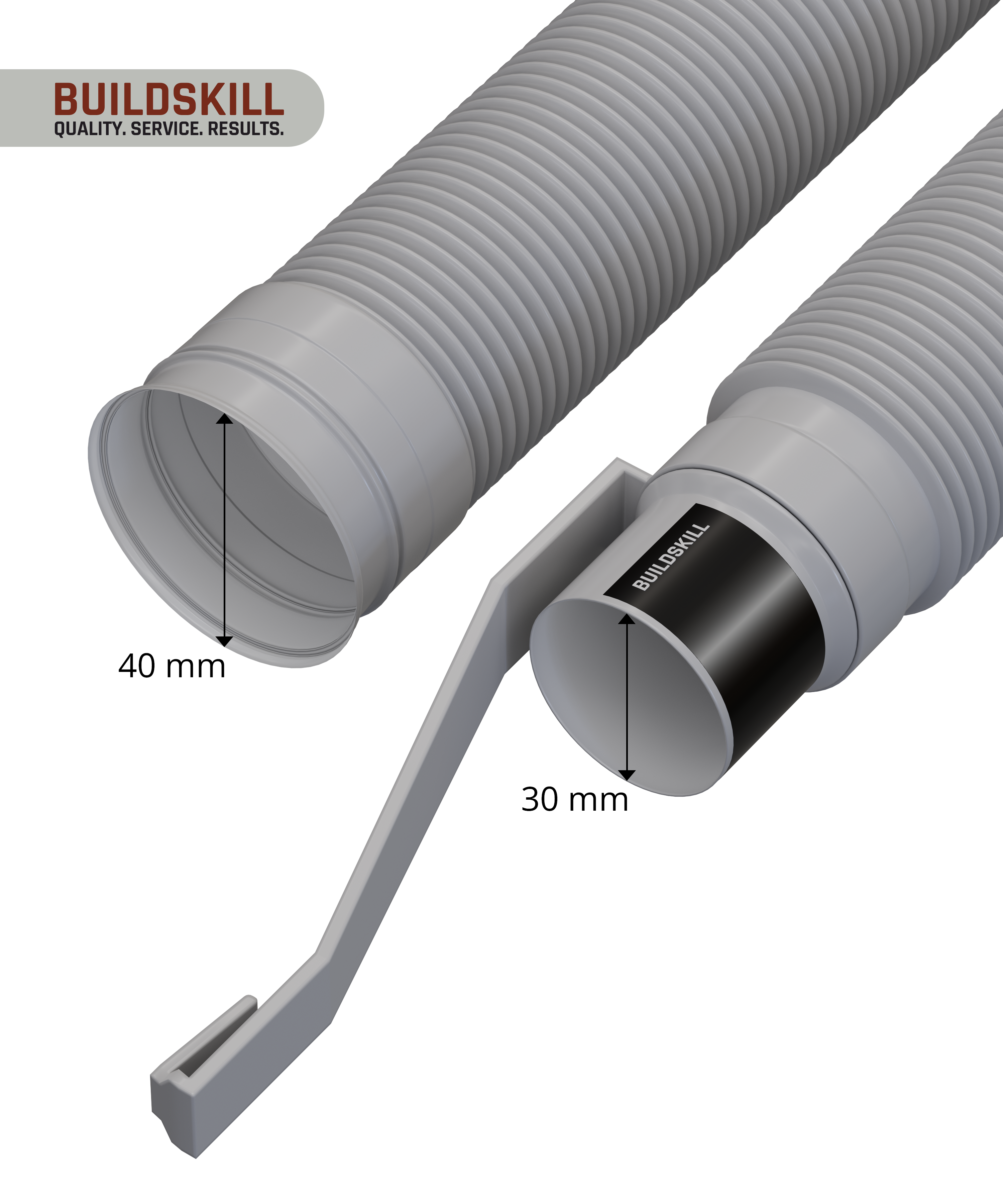 BUILDSKILL Drain Pipe for Fully Automatic Washing Machine – Haier Model