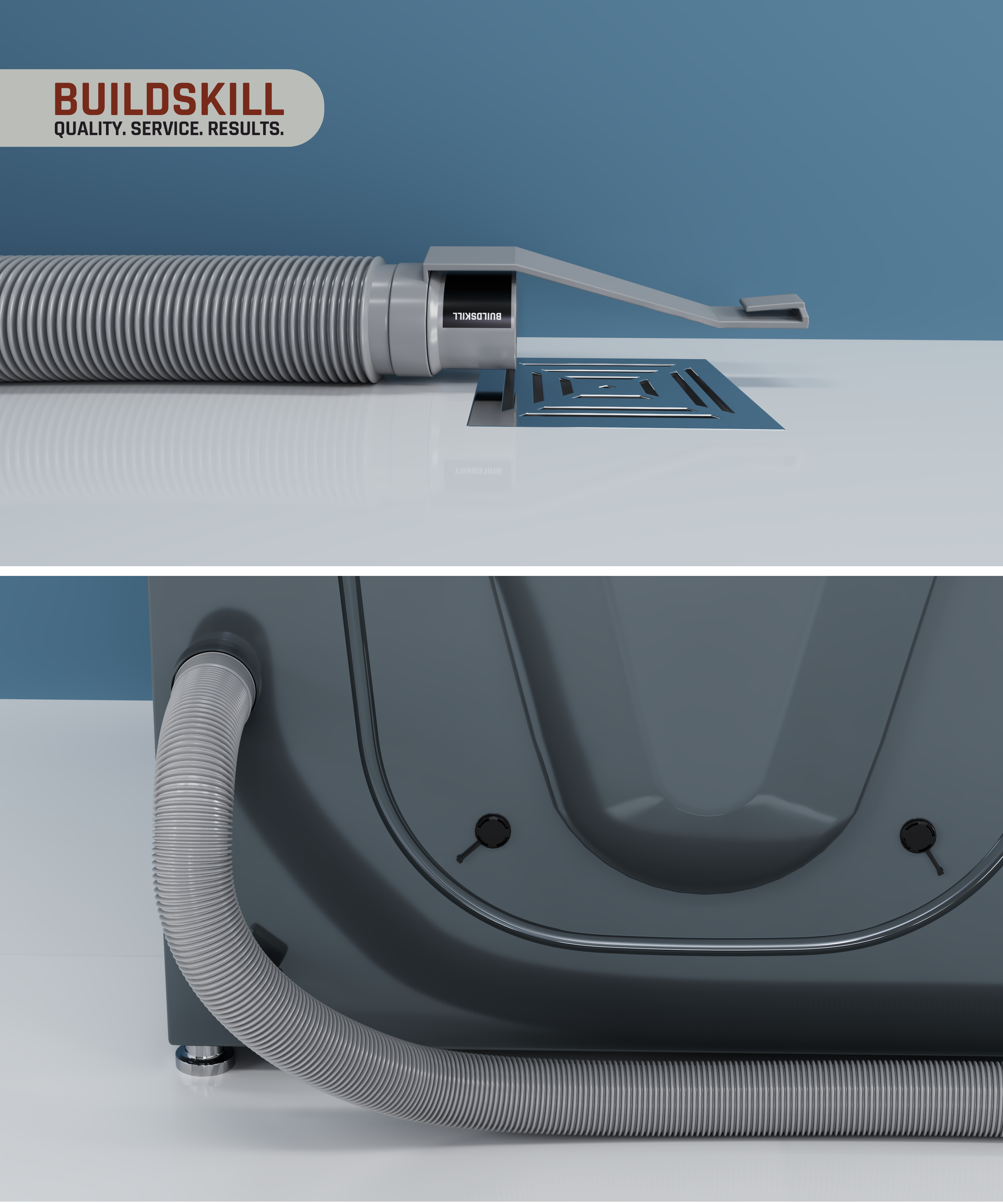 BUILDSKILL Drain Pipe for Fully Automatic Washing Machine – Haier Model