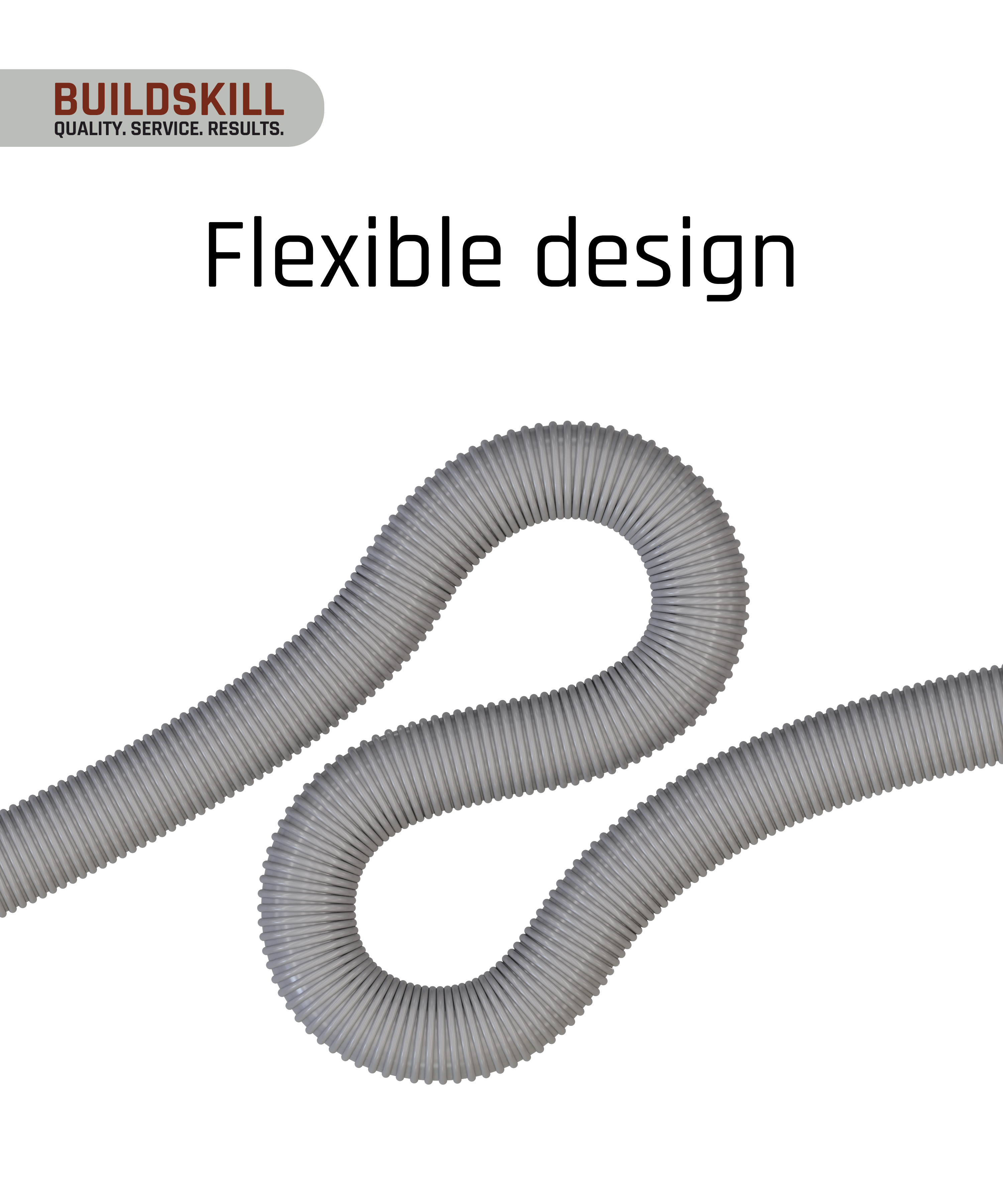 Buildskill Fully Automatic Washing Machine Drain Pipe – Durable and Flexible