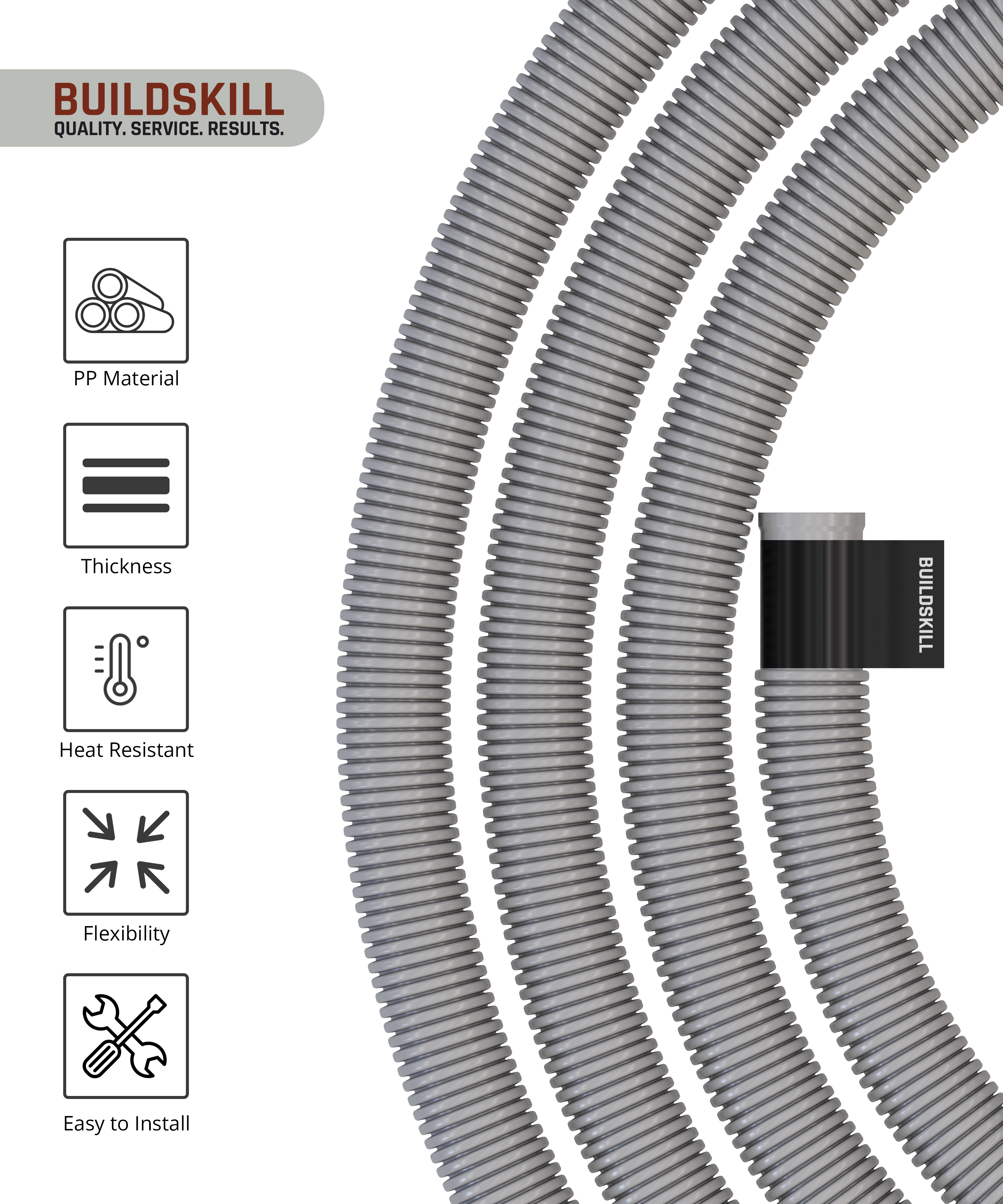 Buildskill Inlet Pipe For Semi Automatic Washing Machine