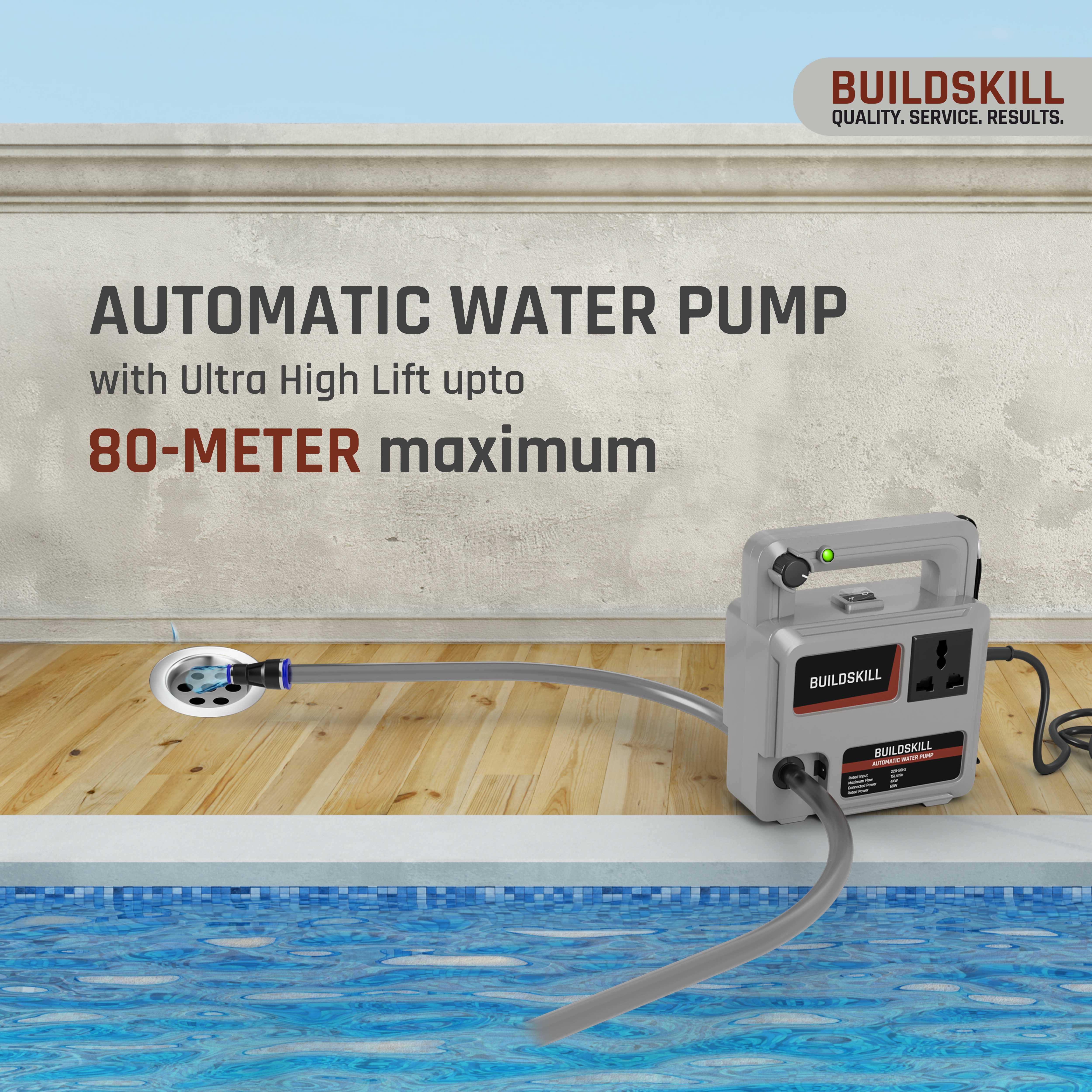 Buildskill Water Pump for Power Tools