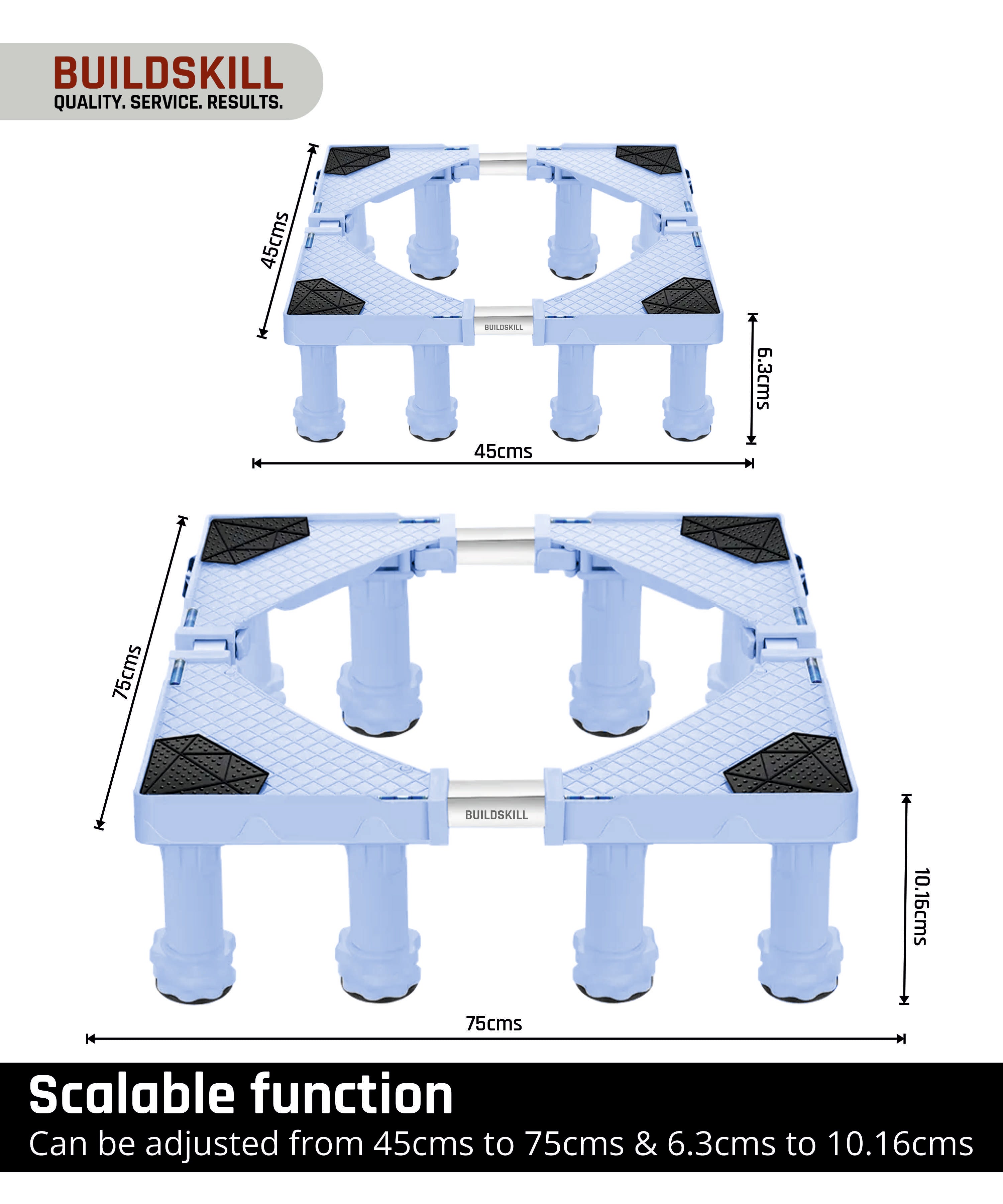 Washing Machine Stand (8 Legs)