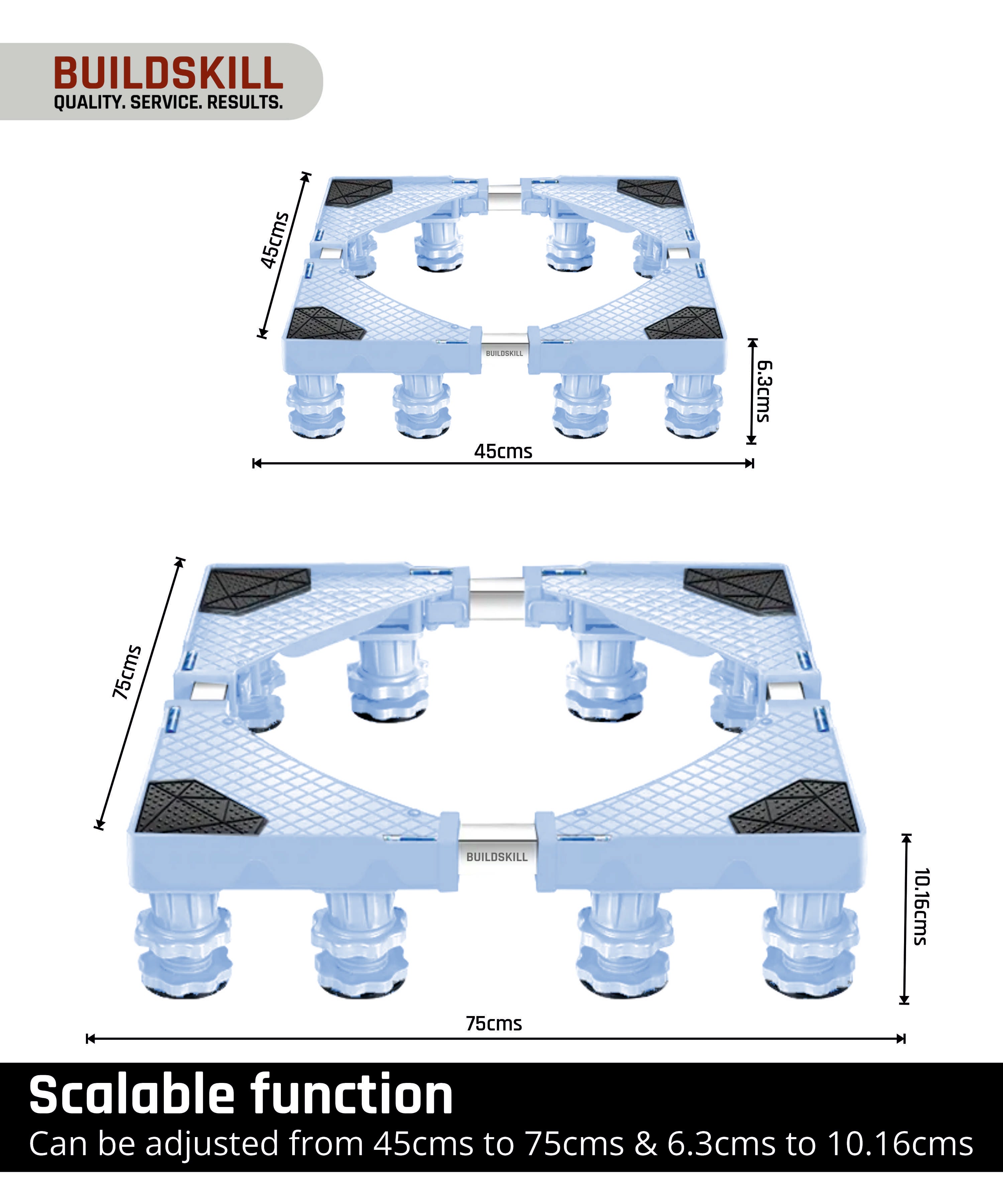 Washing Machine Stand (12 Legs)