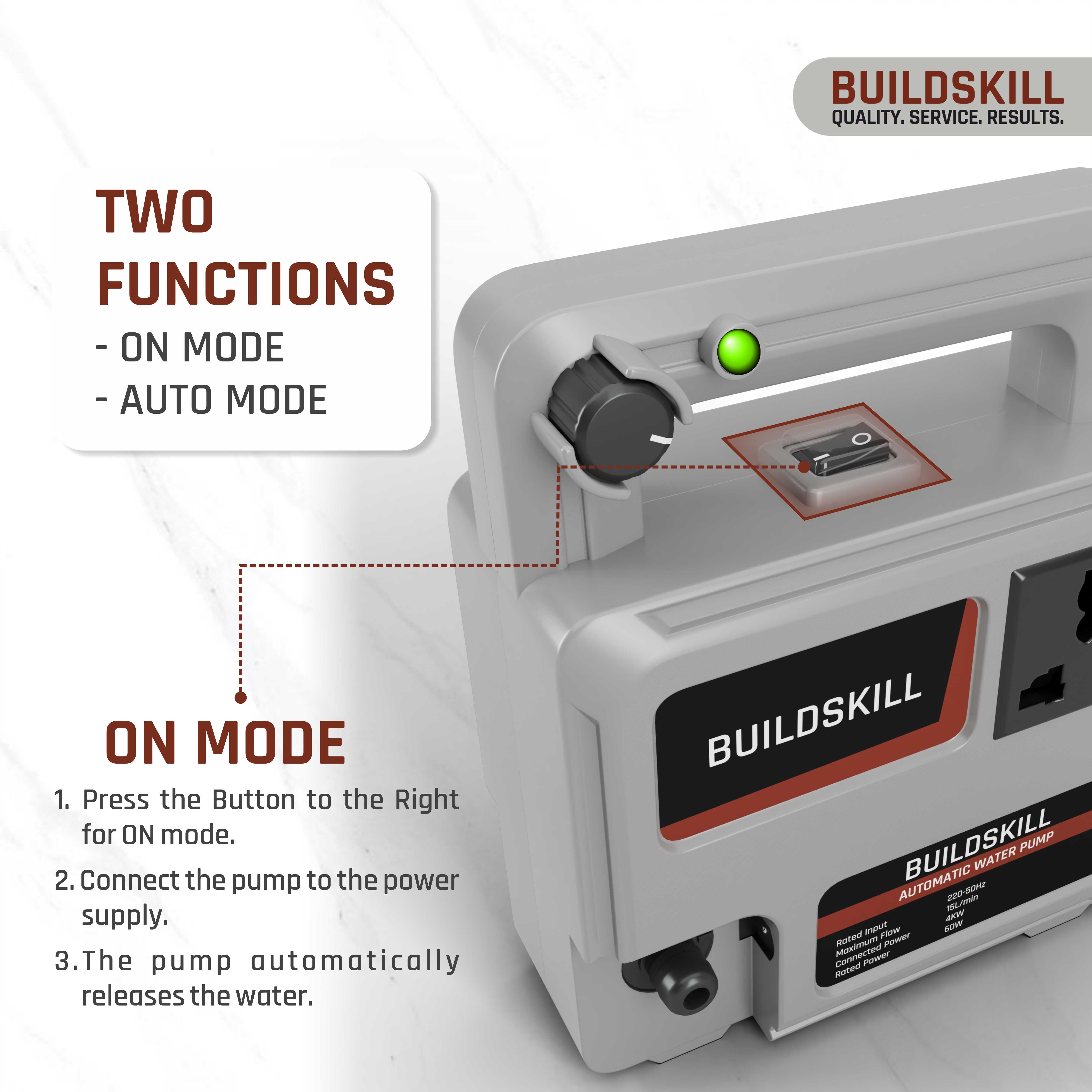 Buildskill Water Pump for Power Tools