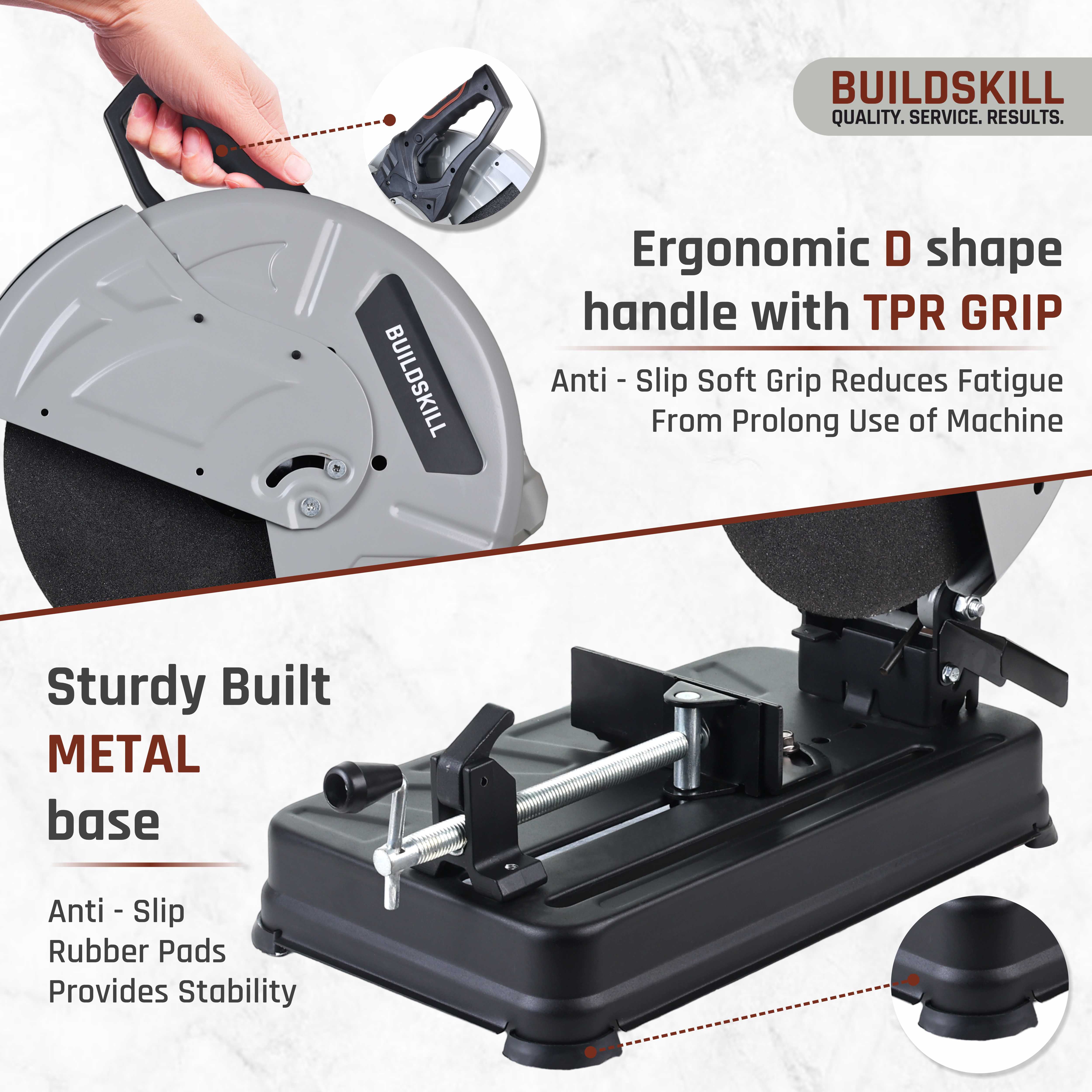 Buildskill 3100W Cut Off Machine – Heavy-Duty 355MM Blade