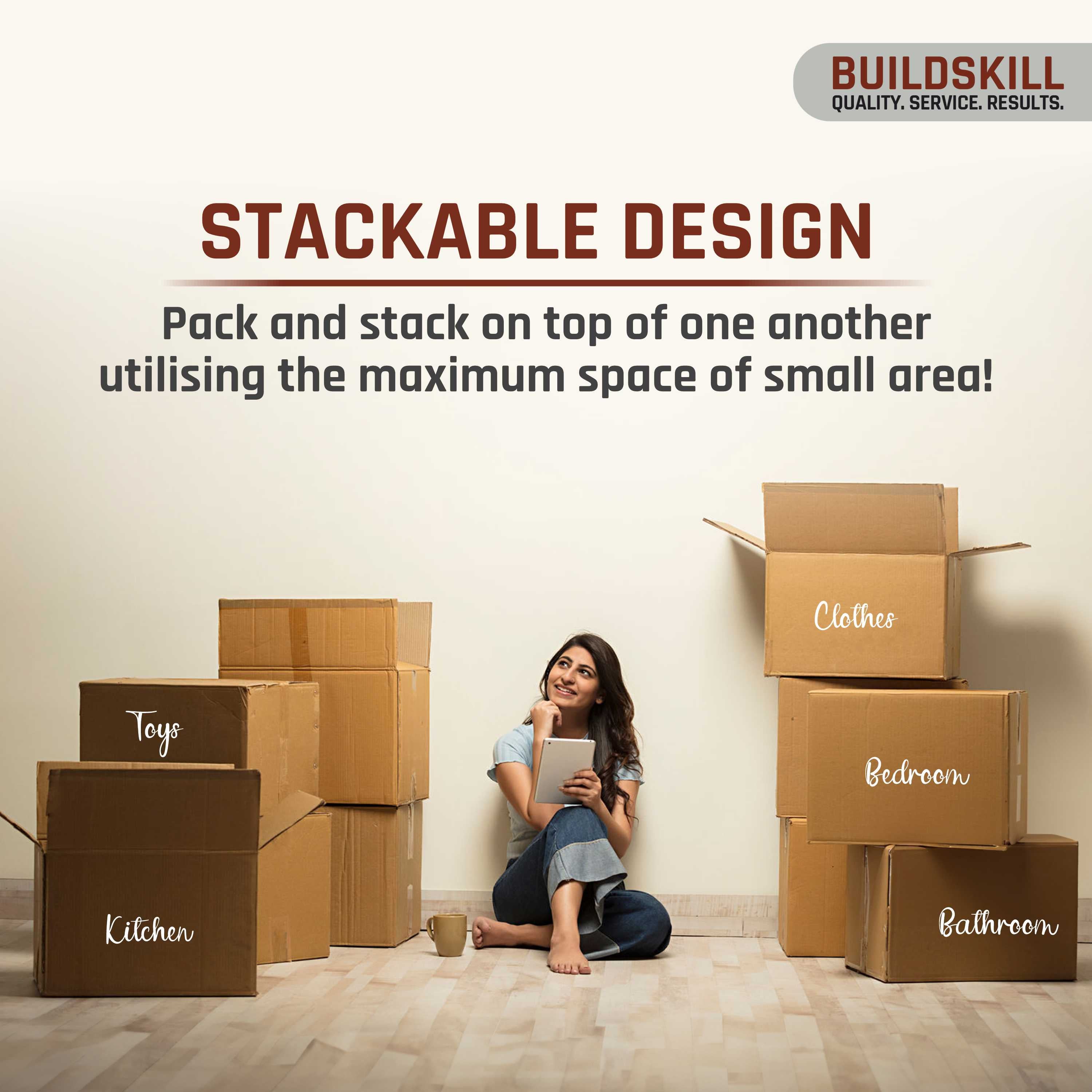 Buildskill Large 5-Ply Corrugated Box