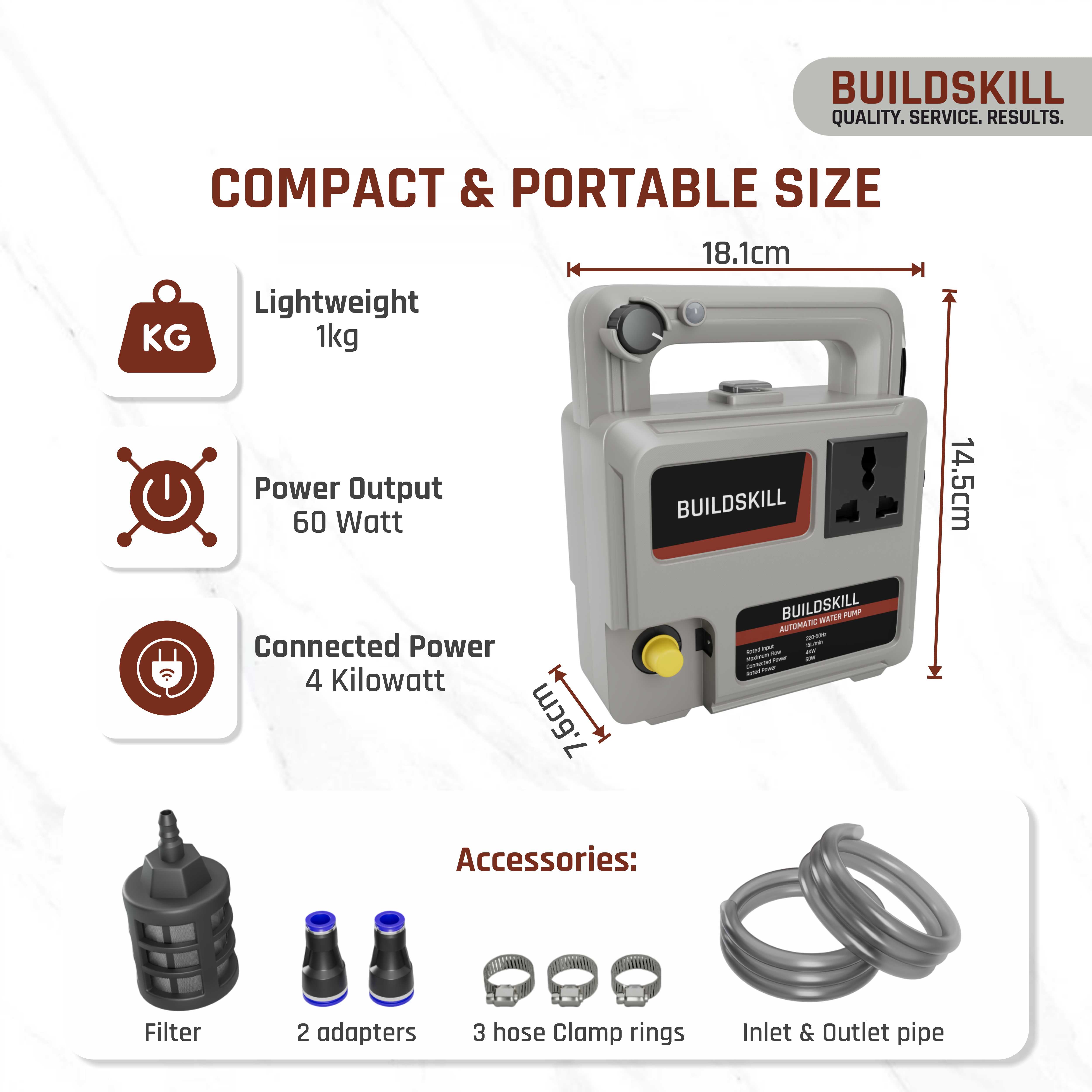 Buildskill Water Pump for Power Tools