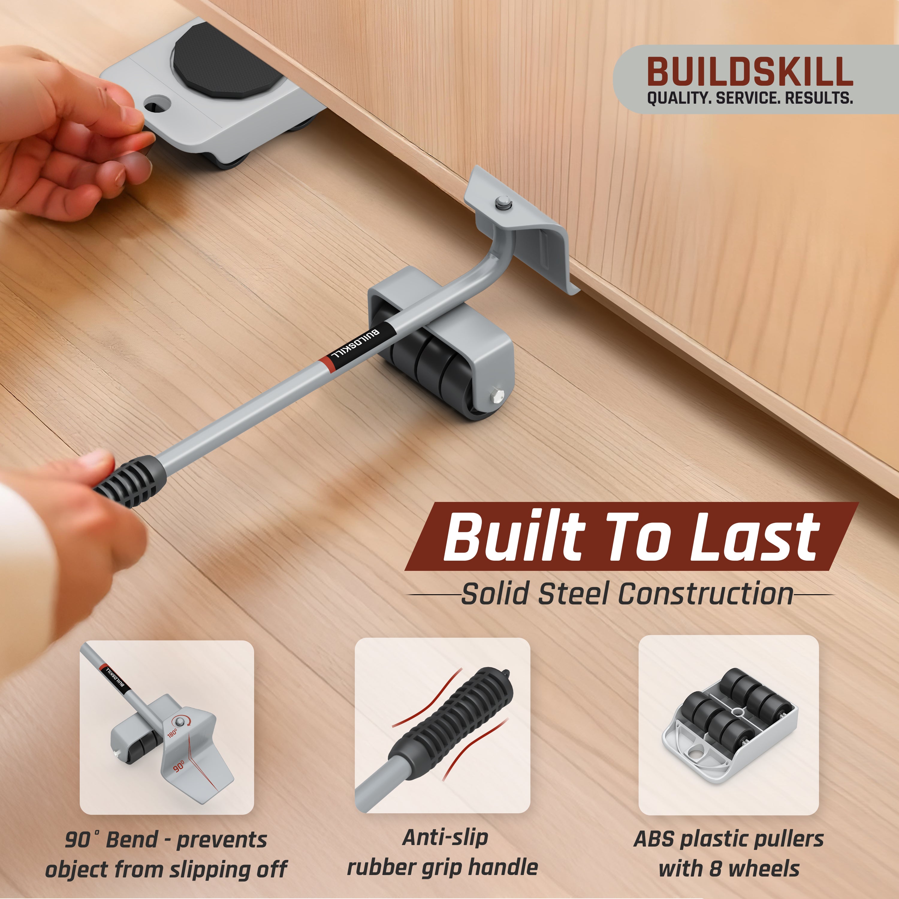 Buildskill Furniture Lifter – Set of 5 pcs for Easy Moving