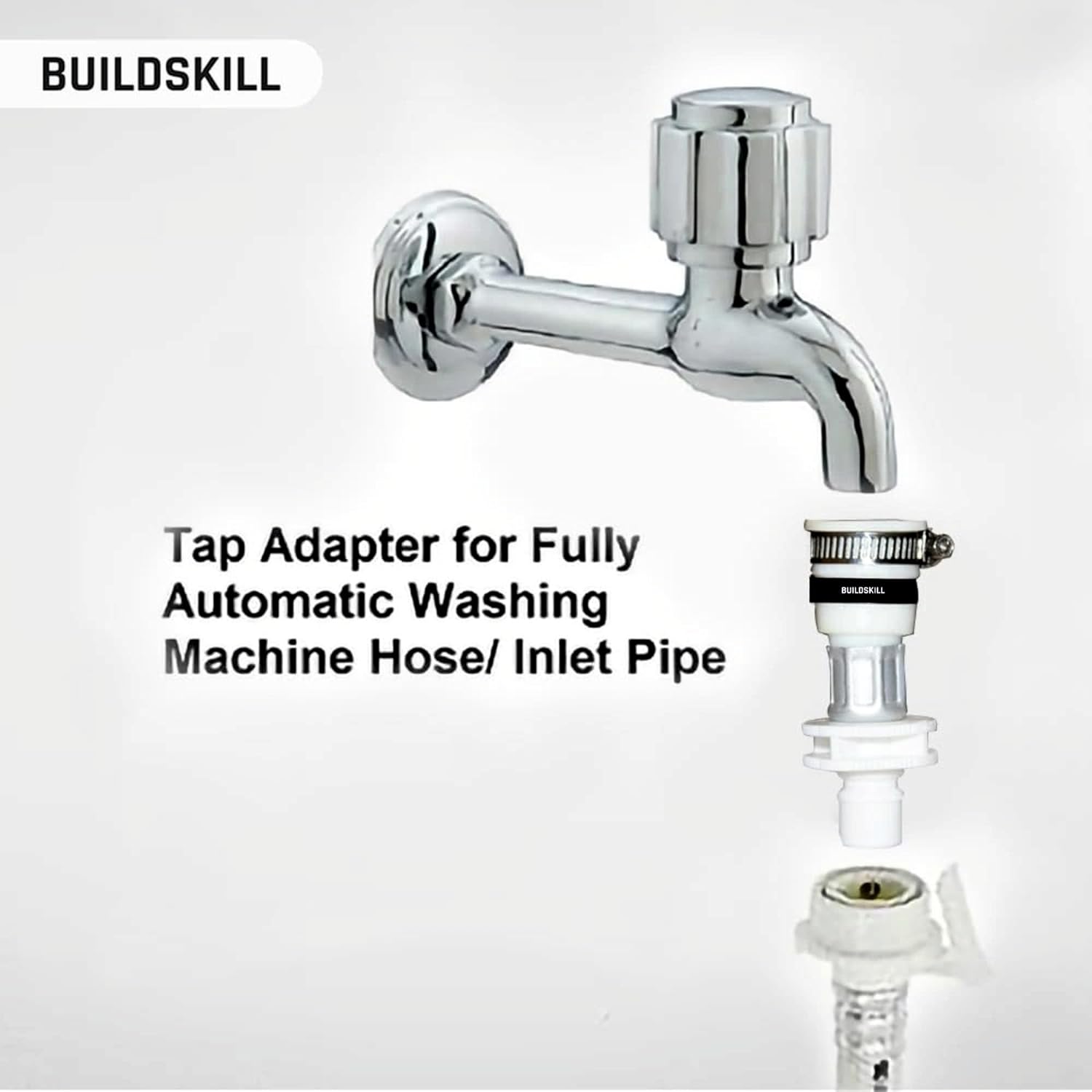 Fully Automatic Washing Machine Inlet Pipe+ Tap Adaptor