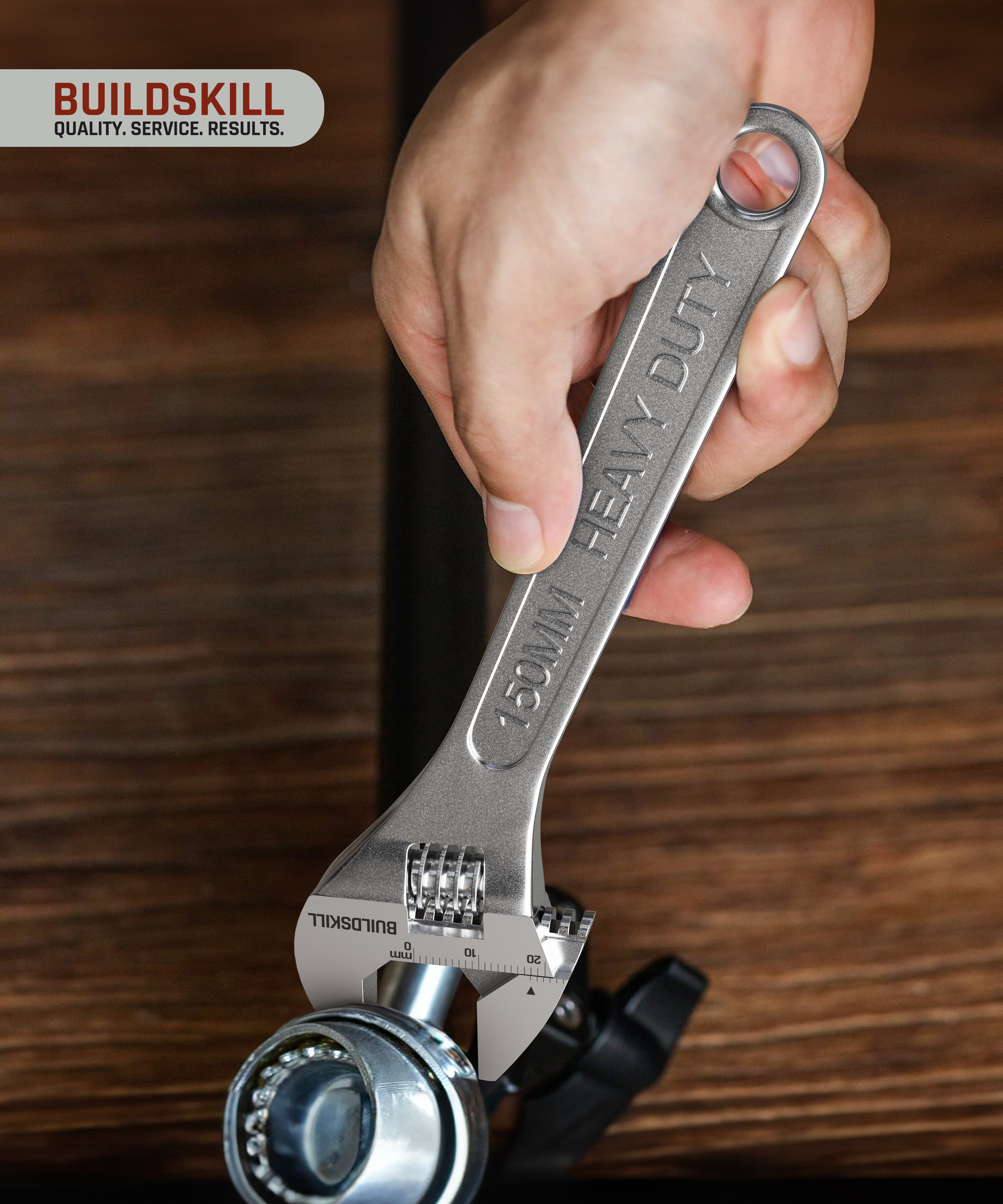 Adjustable Wrench (Chrome)