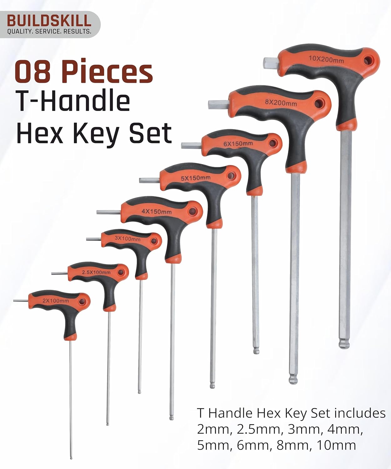 Handle T Allen Key Set 8 pcs