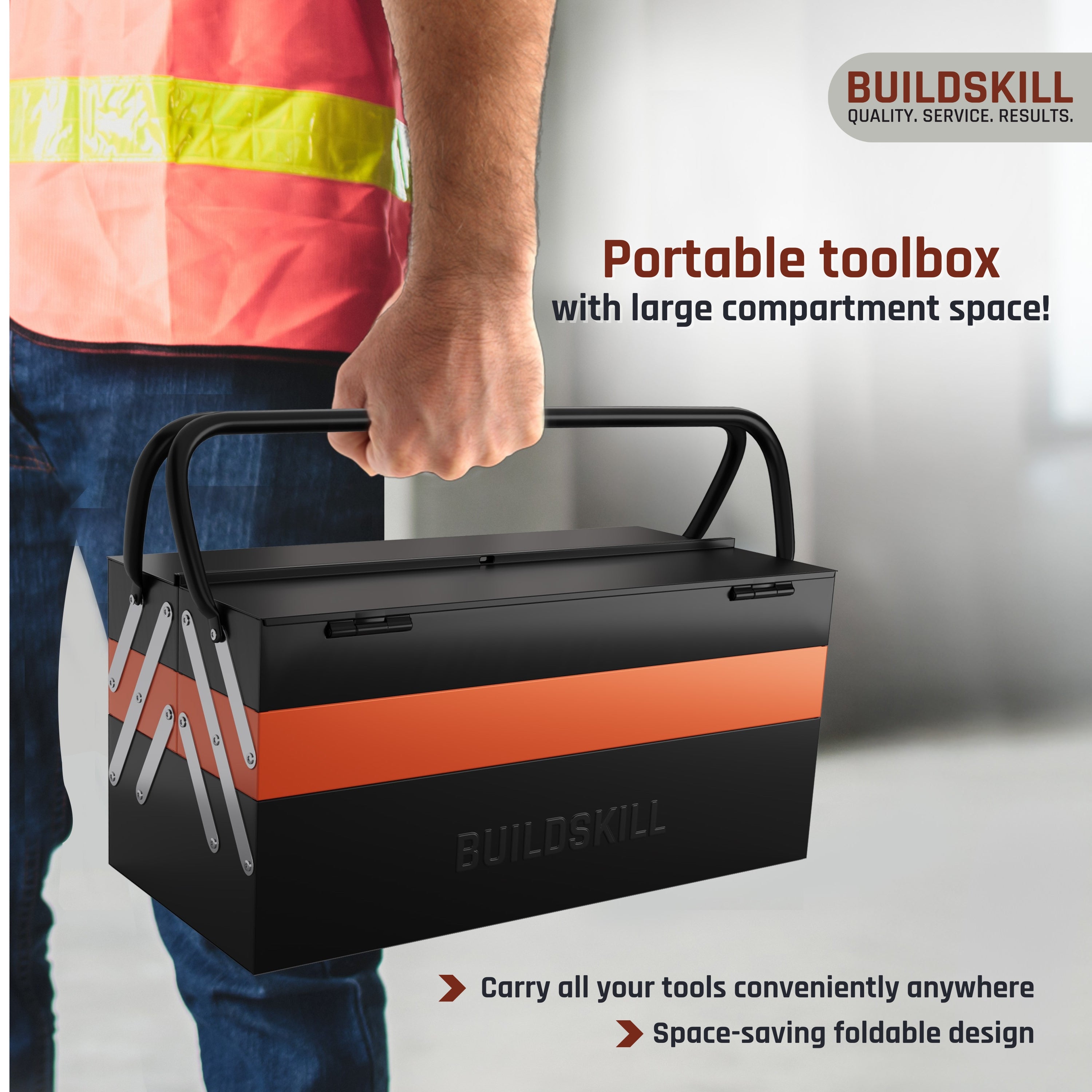 Buildskill Tool Box 21" - 3-Cabinet