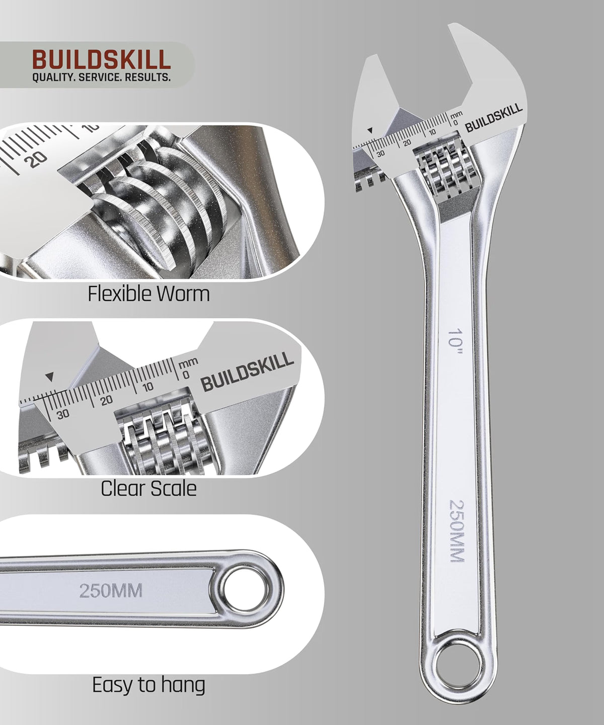 Adj. Wrench 10" (Chrm) BADJ10C
