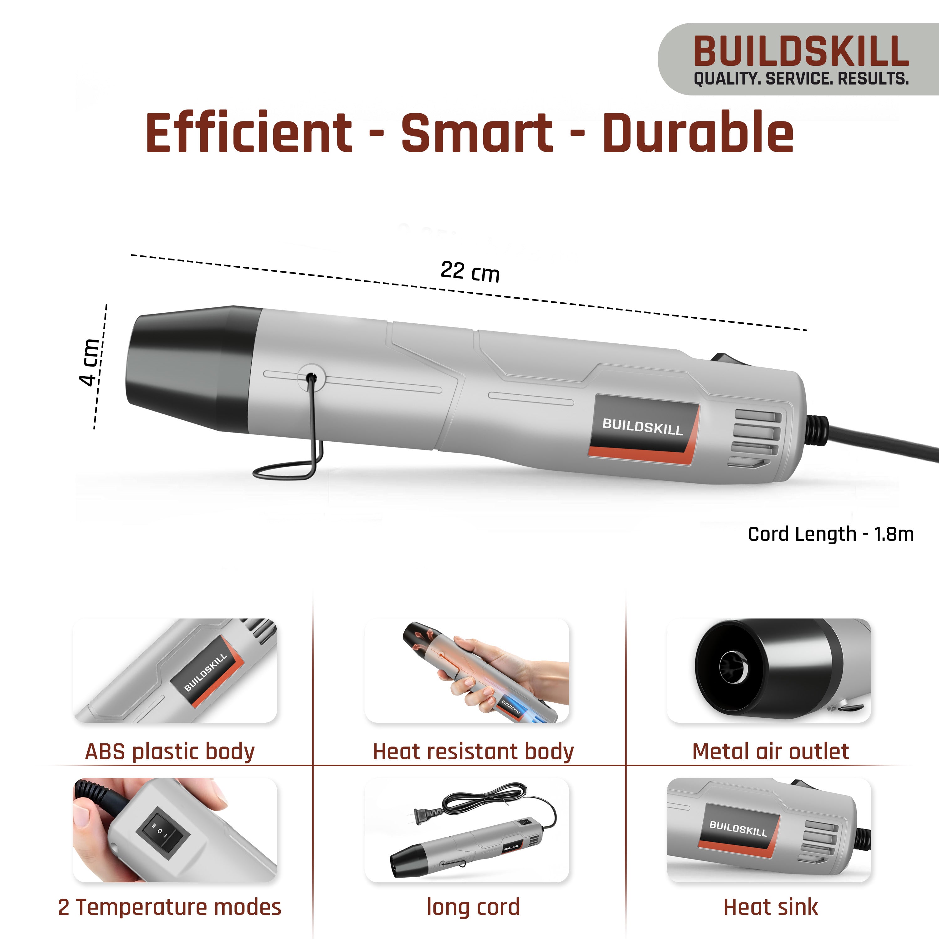 Buildskill 400W Heat Gun