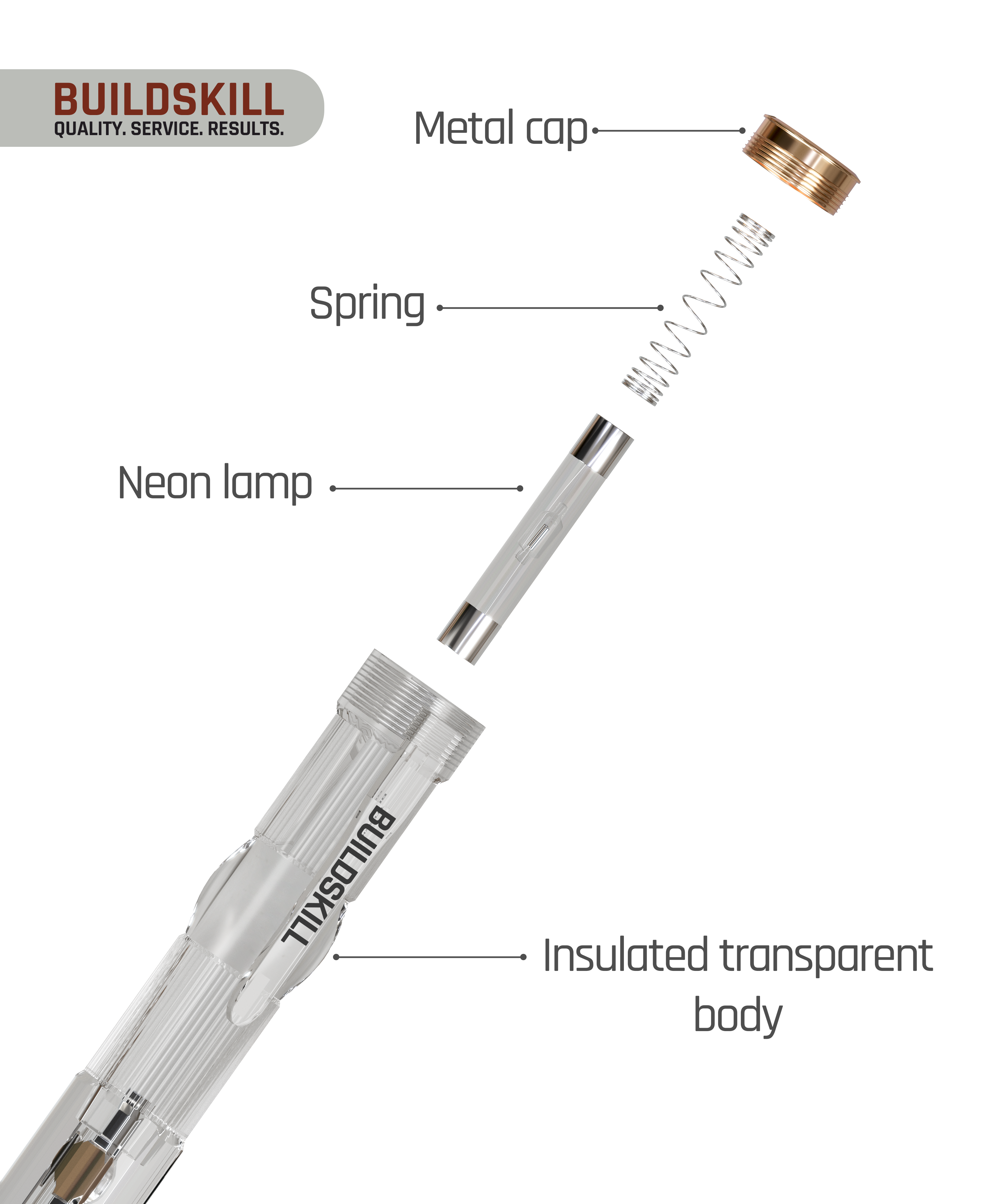 Buildskill Line Tester – Transparent and Insulated for Reliable Testing