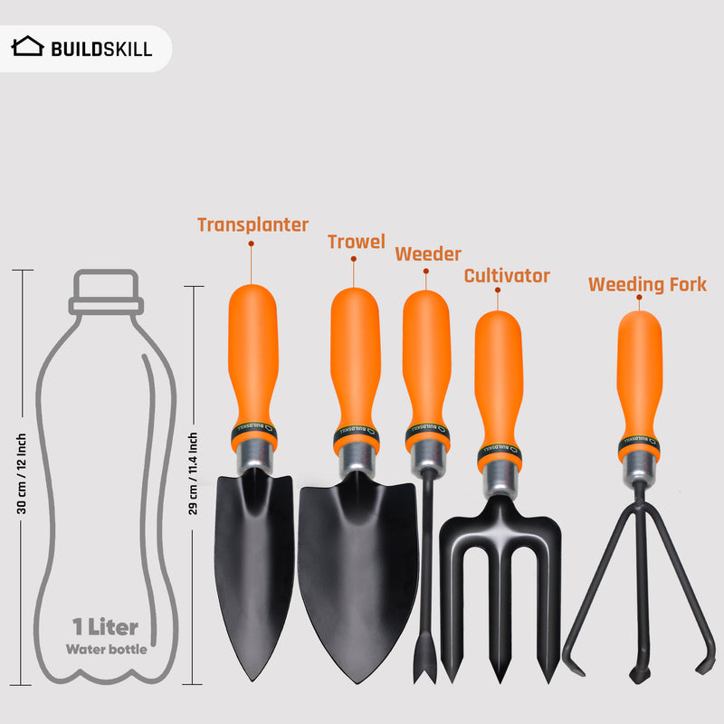 BUILDSKILL GTS010-Orange Garden Tool Kit  (5 Tools)